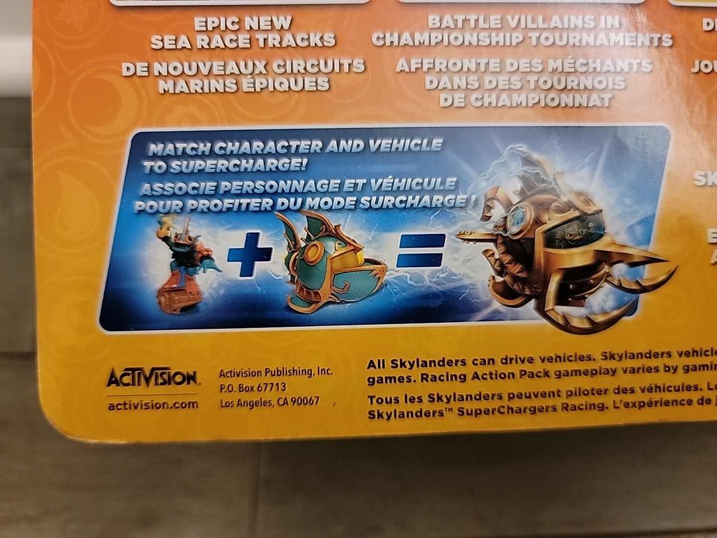 Skylanders SuperChargers Sea Racing Action Pack Gill Grunt Reef Ripper Trophy