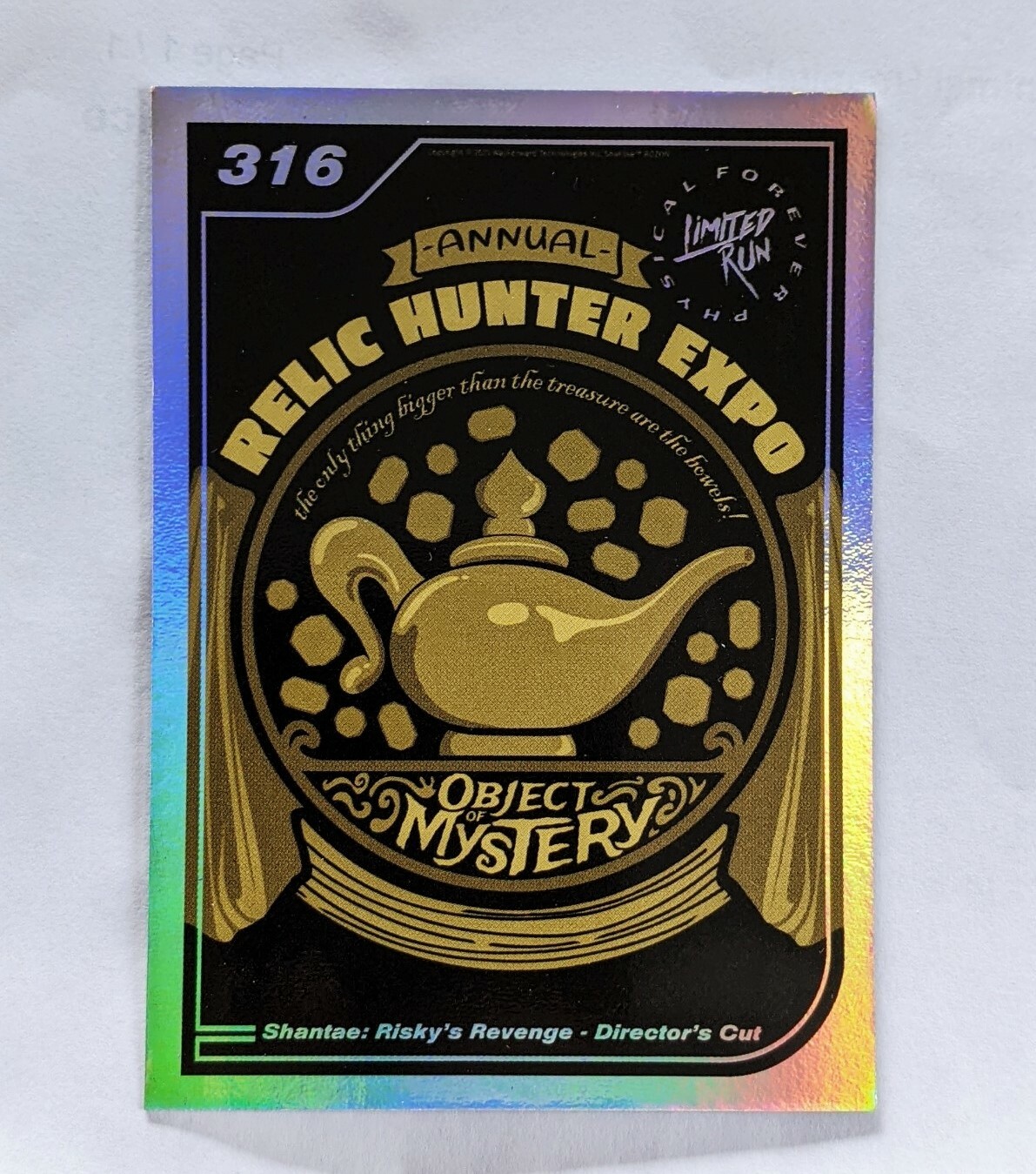 Limited Run SILVER Trading Card PS5 – Shantae Risky’s Revenge Director’s Cut 316