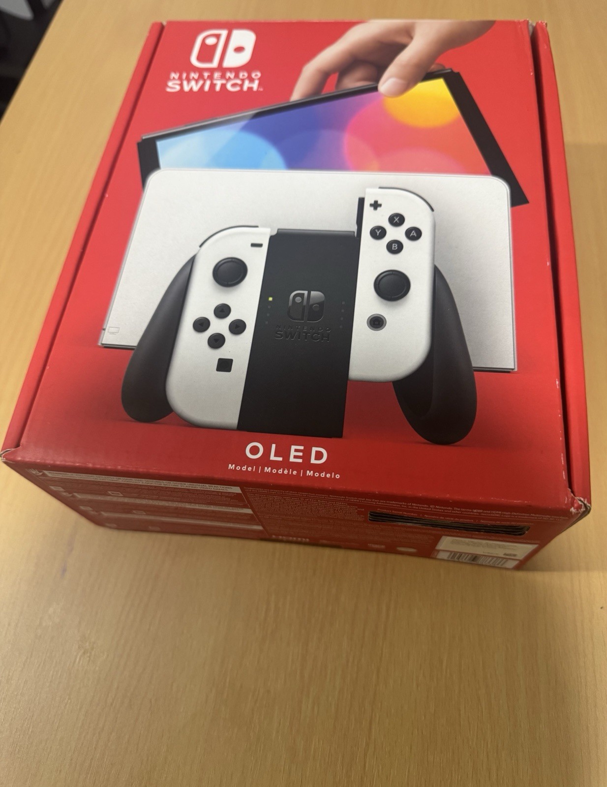 Nintendo Switch OLED White & Red 64gb/1TB SD Card Original Box Great Condition