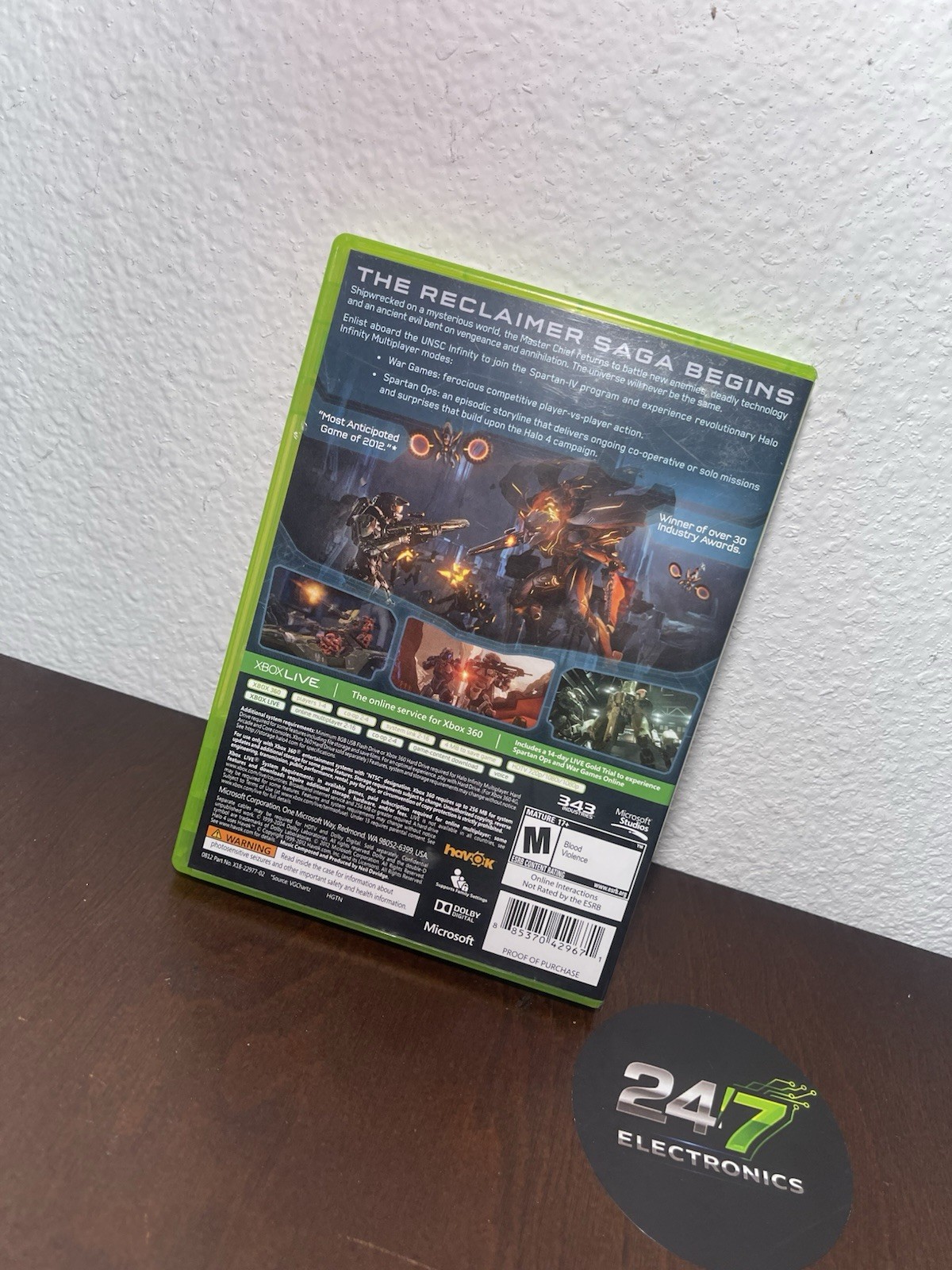 Microsoft Halo 4 Xbox 360 Complete w/ Disc & Case Multiplayer M GUARANTEED