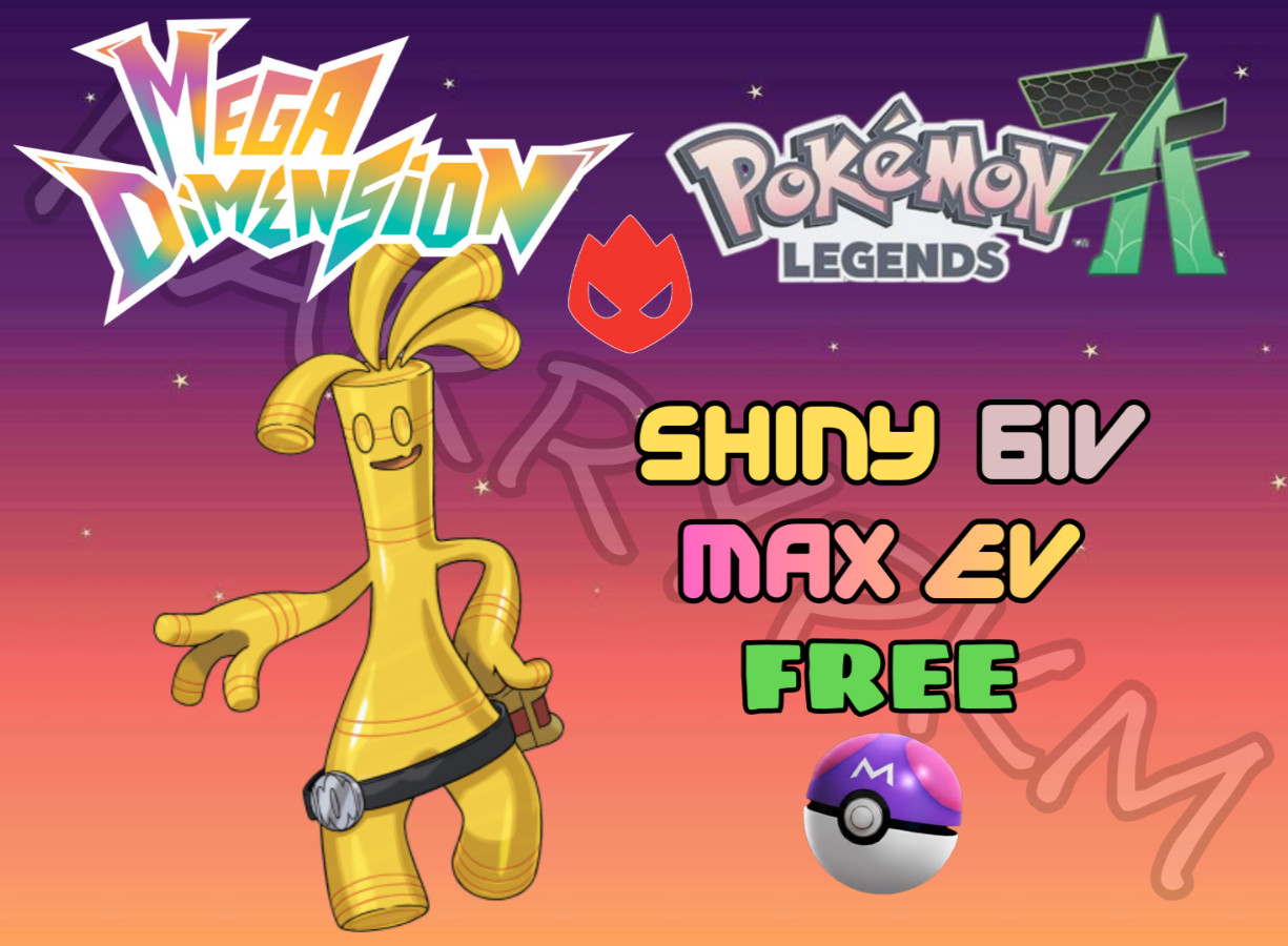 ✨ SHINY ALPHA GHOLDENGO✨6IV MAX EV⭐POKEMON LEGENDS ZA