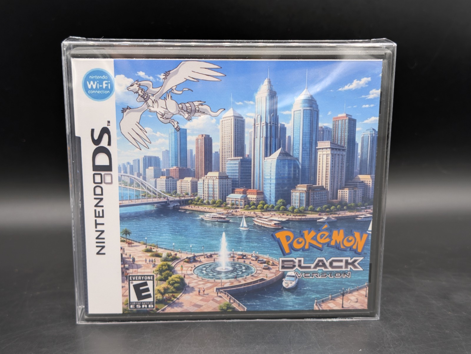 Pokemon Black Version ( Nintendo DS ) Authentic – Custom Cover Art – Tested