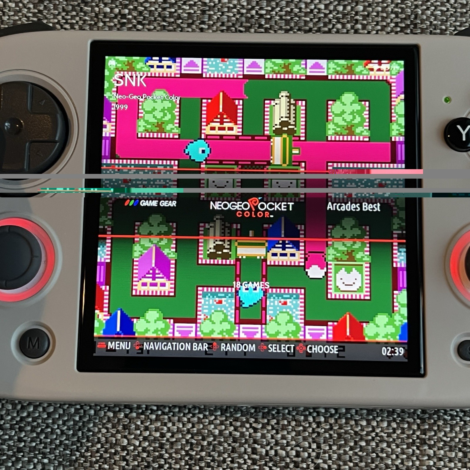 Anbernic RG CubeXX Gray – Handheld Game Console 3.95″ 64GB – Mint – US SELLER!