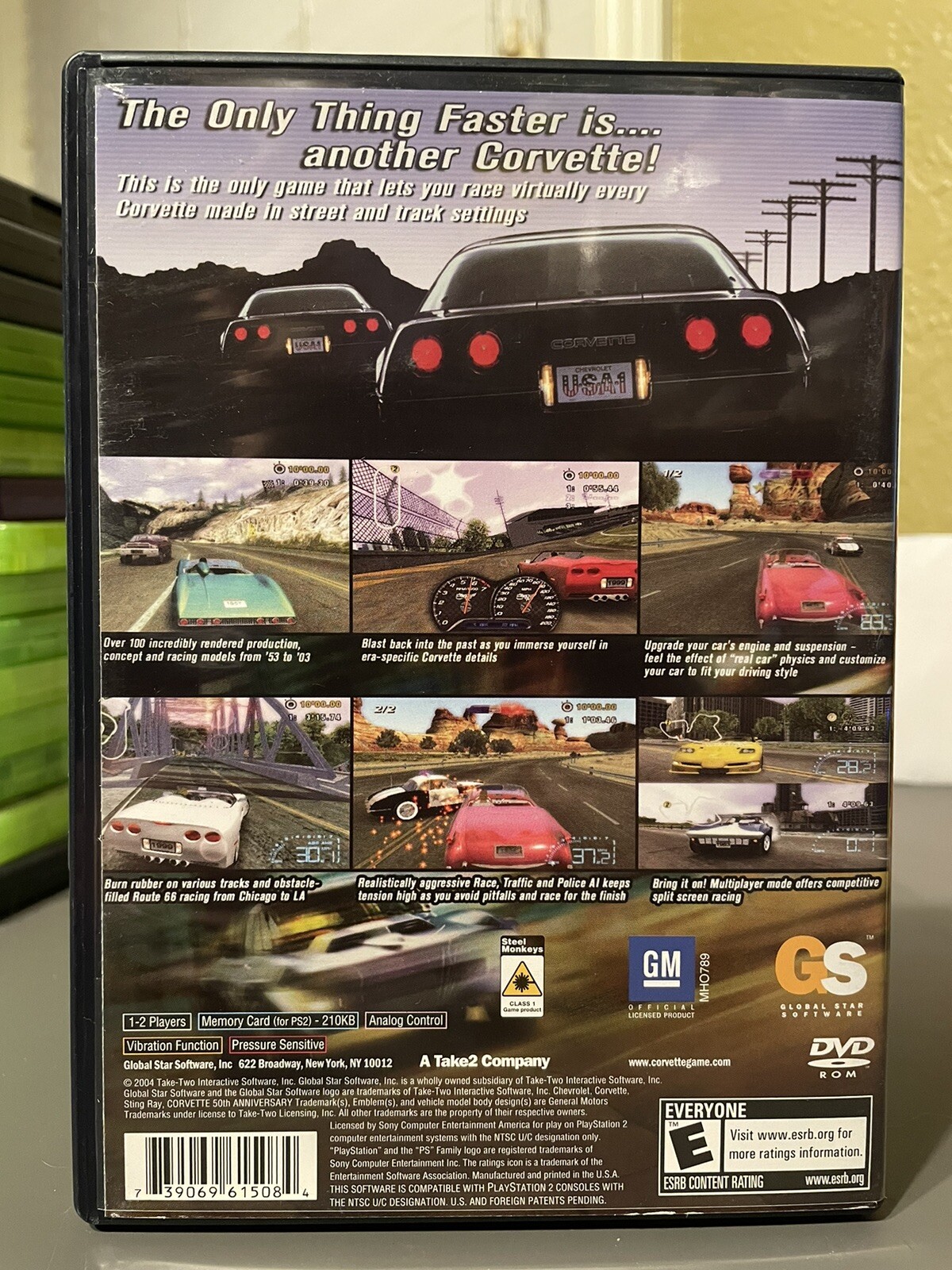 Corvette Sony PlayStation 2 PS2 CIB Complete Tested