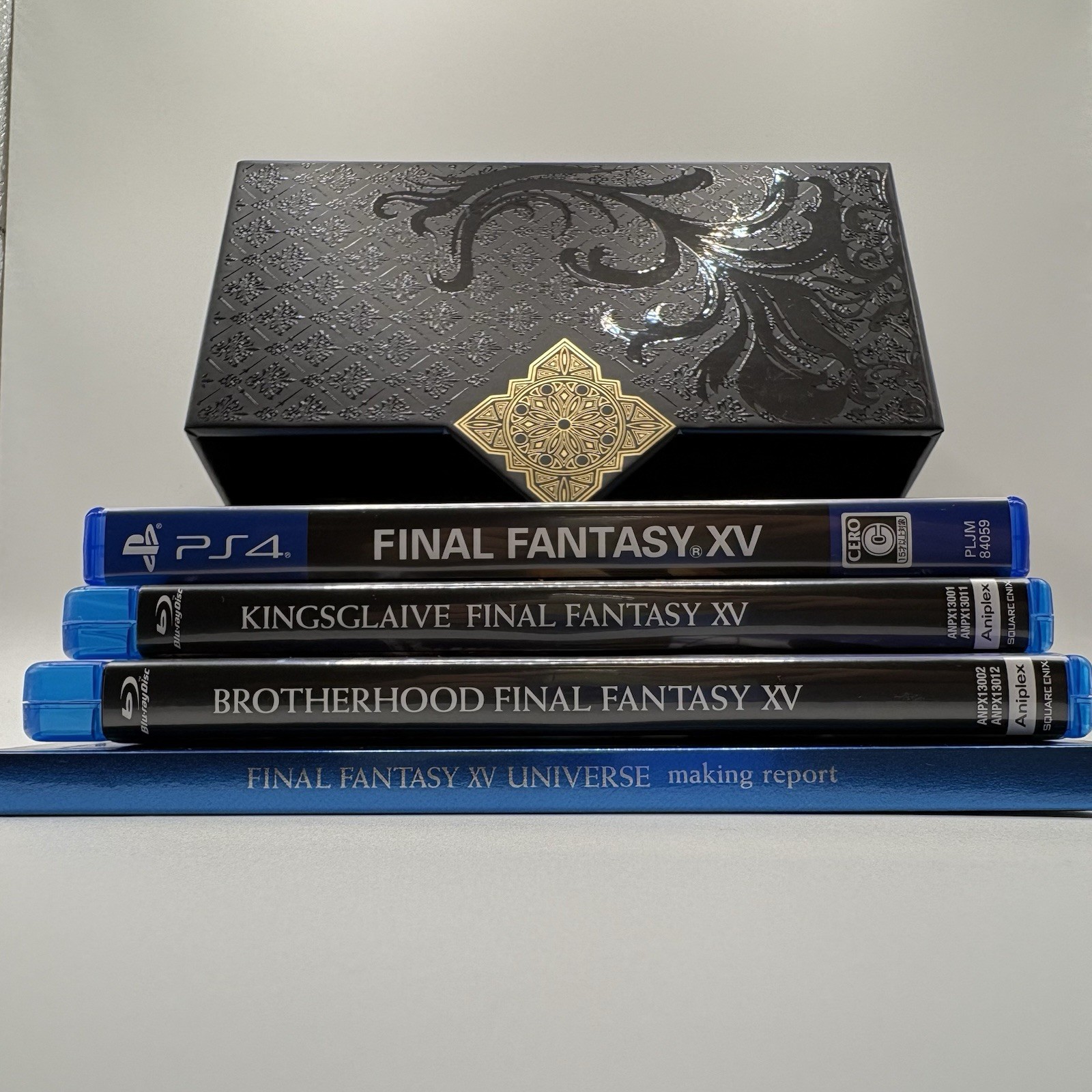 FINAL FANTASY XV Film Collections Box Japan Limited Edition PS4 BD