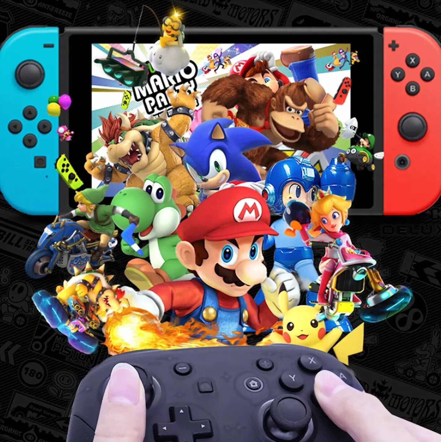 Pro Wireless Game Controller Gamepad Joystick Remote For Nintendo Switch / Lite