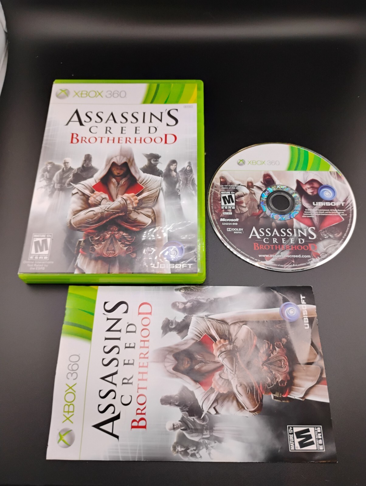 Assassin’s Creed: Brotherhood for Microsoft XBOX 360 Complete Great Shape