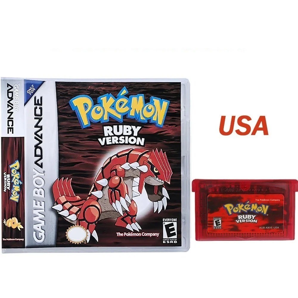 Game Card Emerald For Pokemon GBA