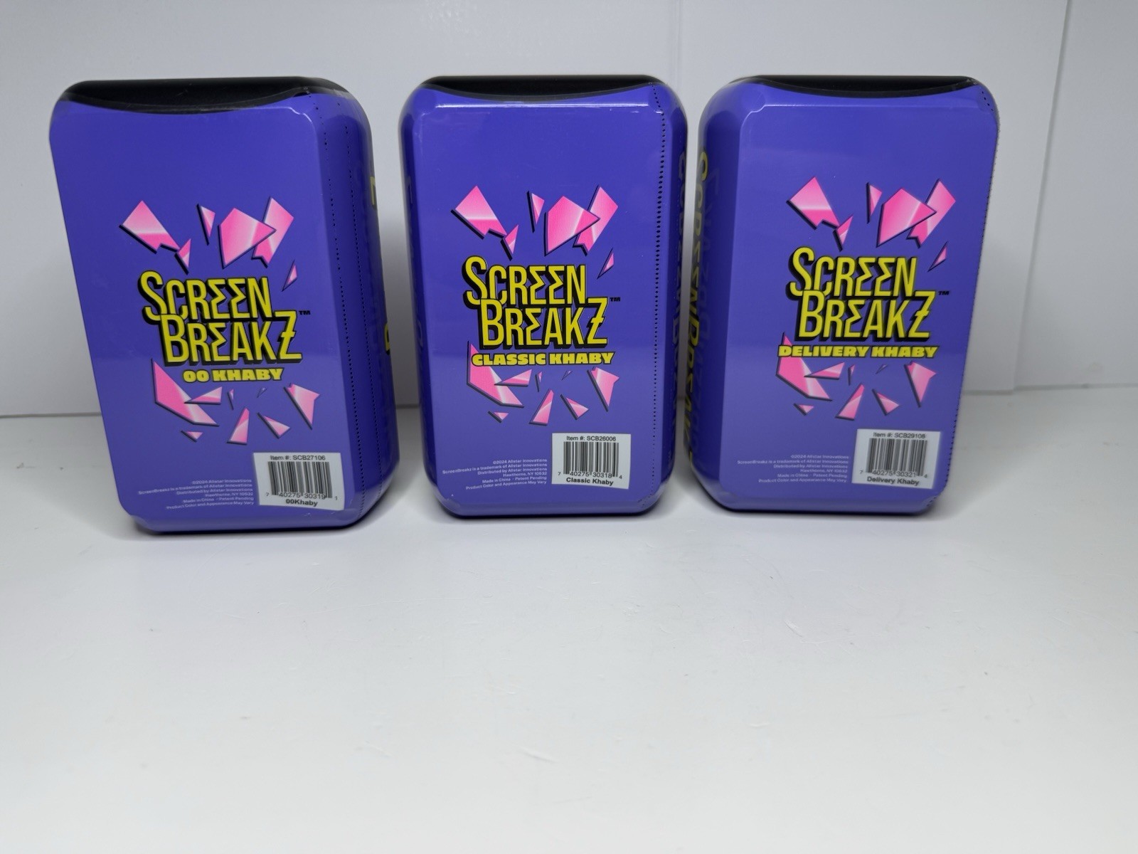 SBZ ScreenBreakZ Lot Of 3 Khaby Figures – Classic, OO, & Delivery – New Sealed