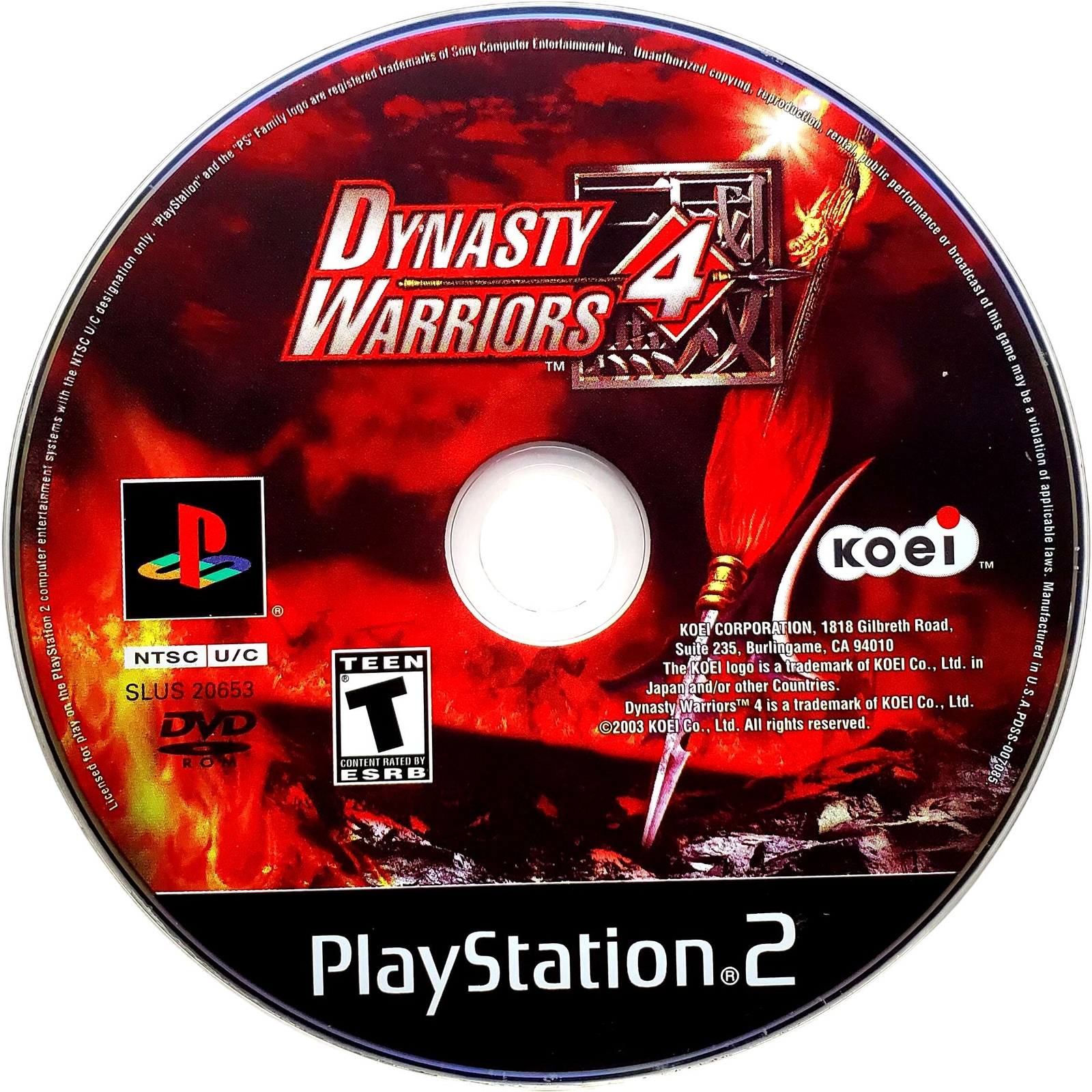 Dynasty Warriors 4 – Sony Playstation 2 Pristine Tested Authentic