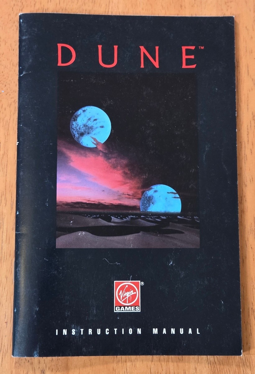 Dune Virgin Games Kyle MacLachllan Cover IBM PC Big Box 3.5″ Complete CIB 1992