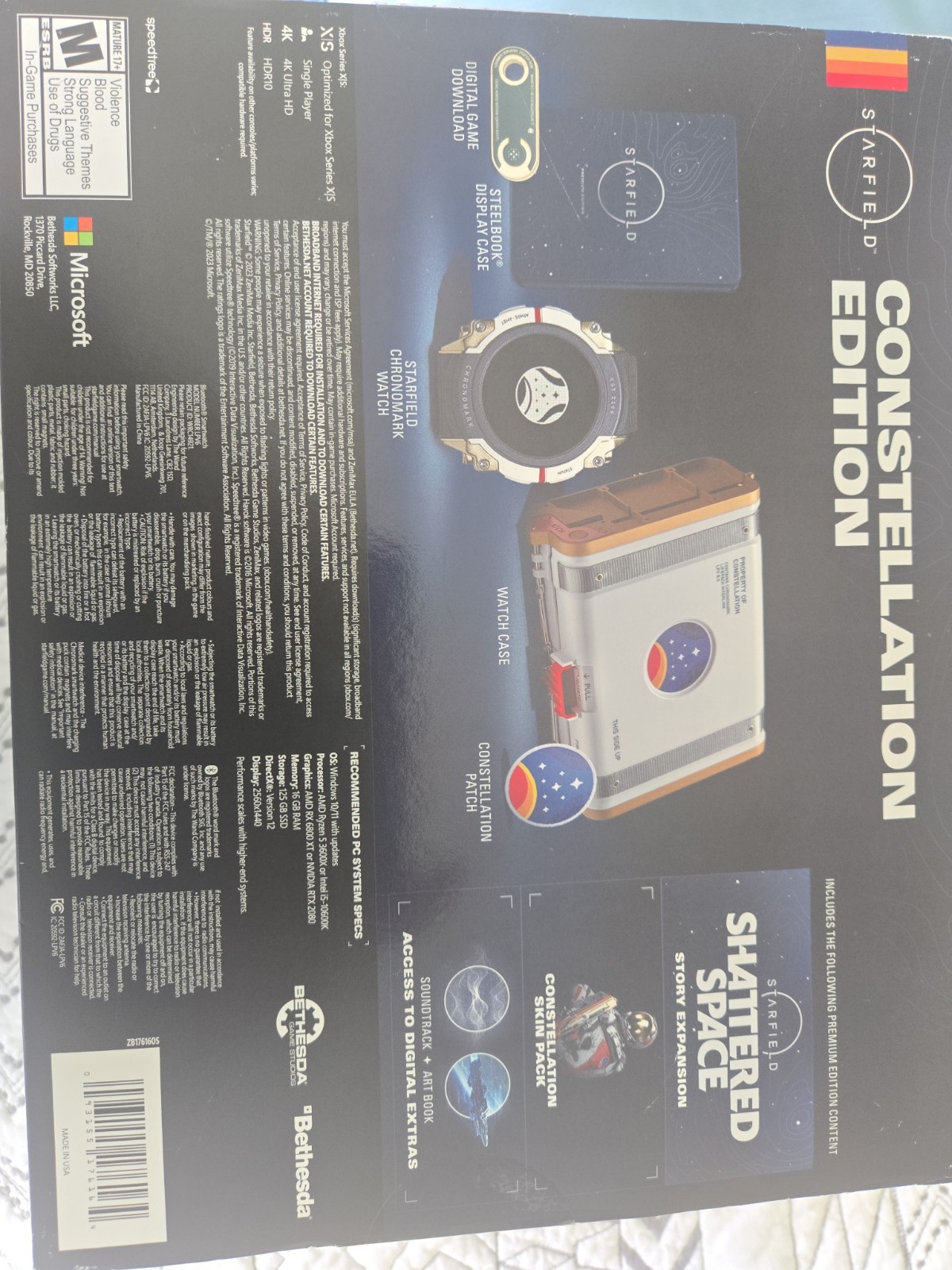 NEW SEALED Starfield Constellation Edition Xbox Series X – Book + Digital Code