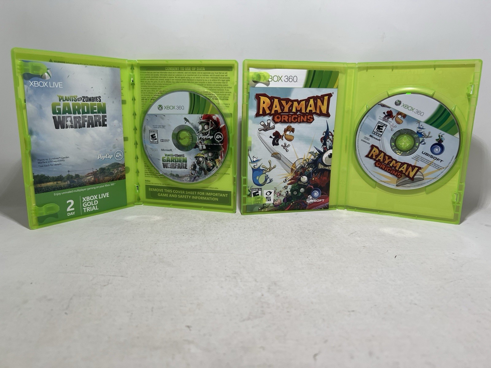Lot of 7 Xbox 360 Games – Rayman Origins, Soul Caliber V, PvZ Garden Warfare
