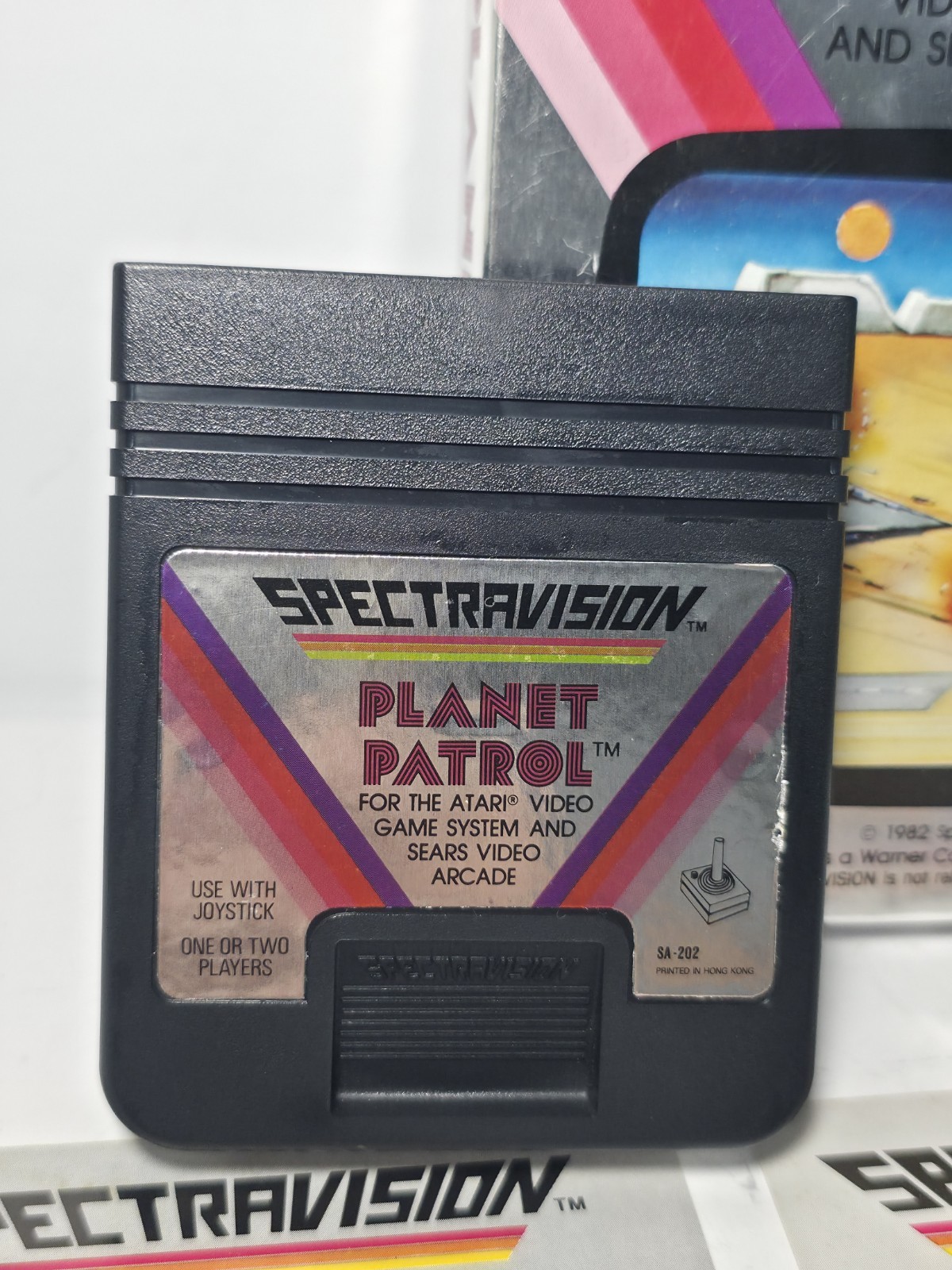 Planet Patrol Atari 2600 Spectravision 1982 Complete In Box CIB