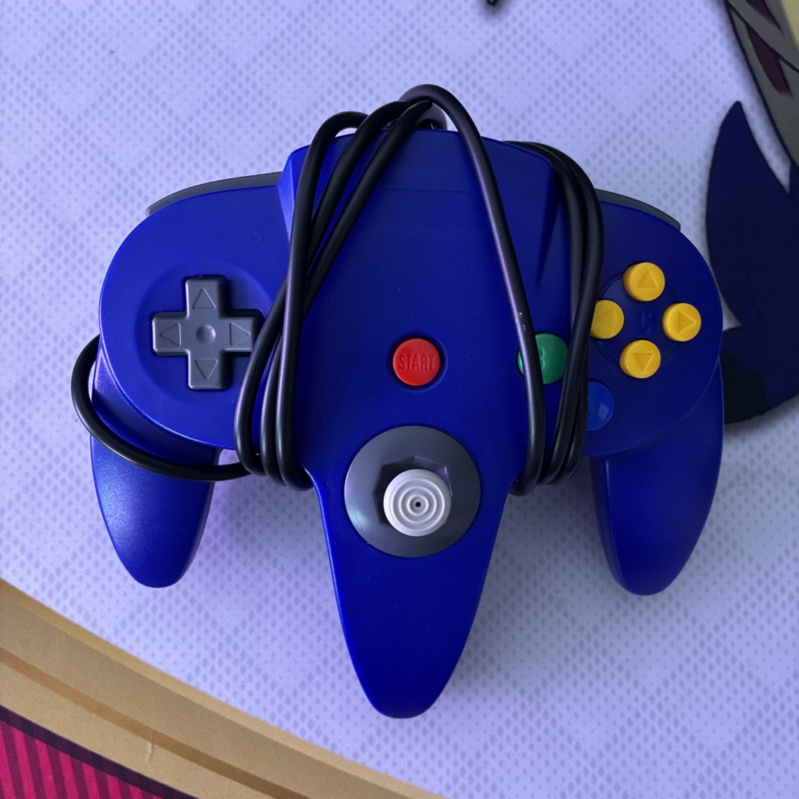 Nintendo 64 N64 Funtastic Ice Blue Console With 6 Game 4 Controller Bag Working