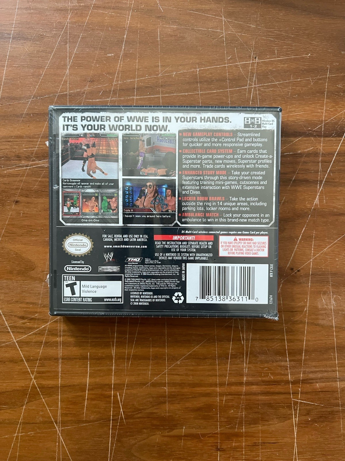 WWE SmackDown vs. Raw 2010 – Nintendo DS FACTORY SEALED