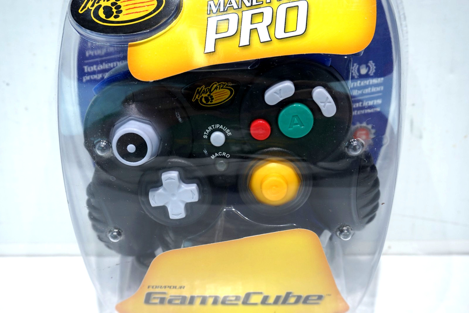 NEW Mad Catz CONTROL PAD PRO for NINTENDO GAME CUBE – BLACK – FULLY PROGRAMMABLE