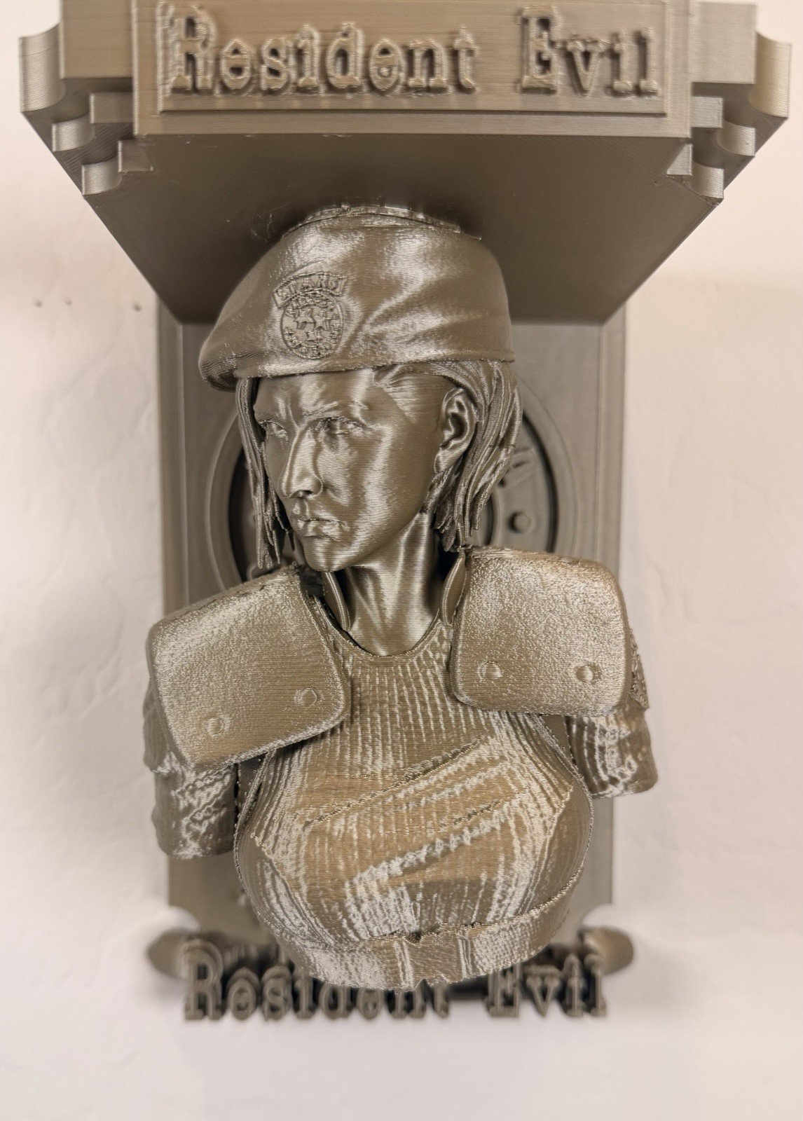 Resident Evil Jill Like 5×5 Top Floating Wall Shelf Collectible New