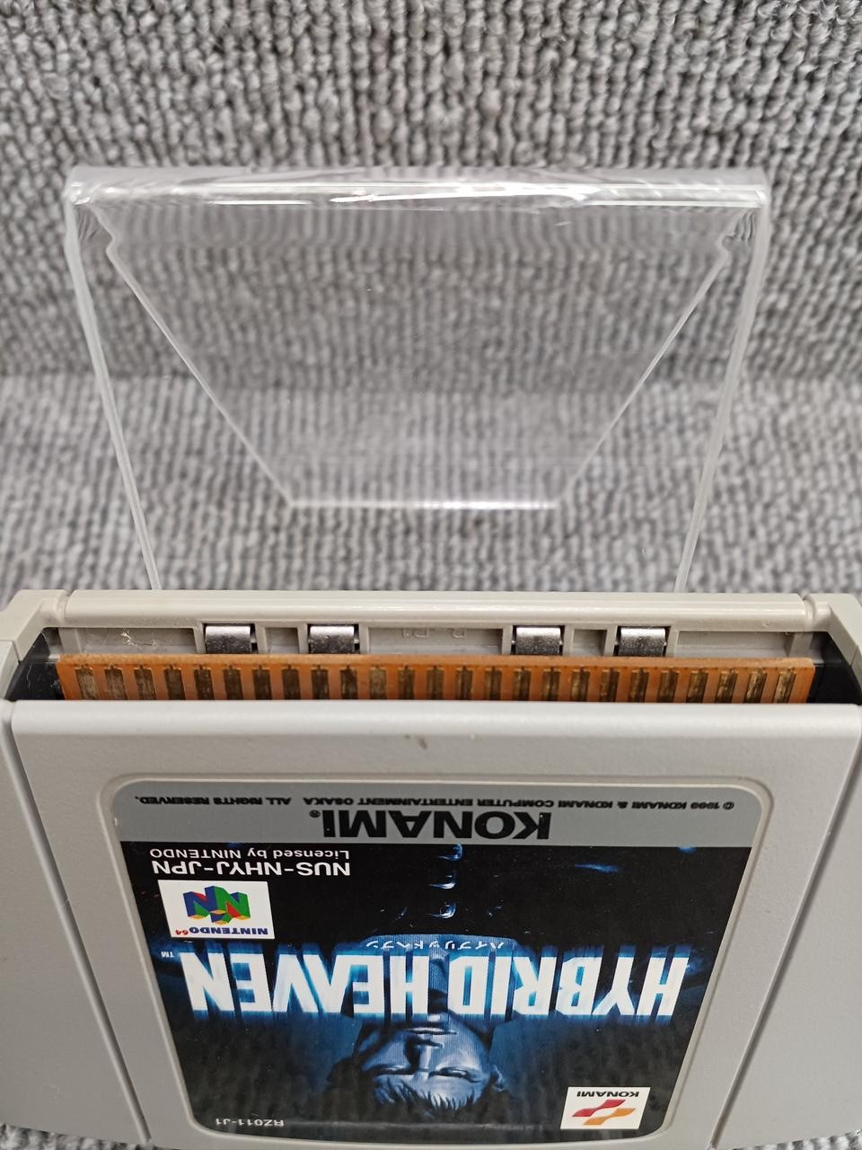 KONAMI Hybrid Heaven N64 Video Game Used, some wear & discoloration