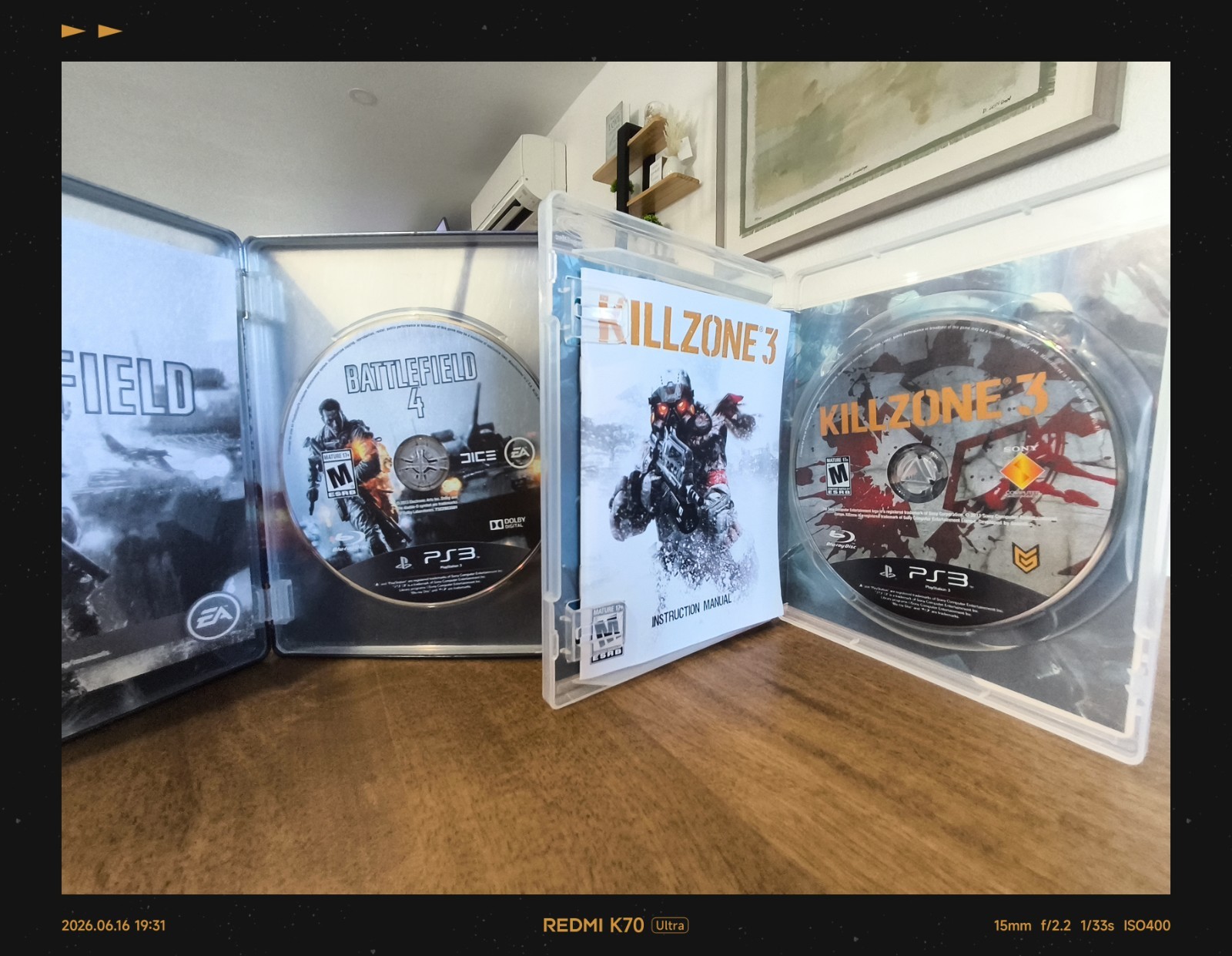 Killzone 3 Battlefield 4 Plus Dynasty Warriors 7 Singularity BUNDLE PS3