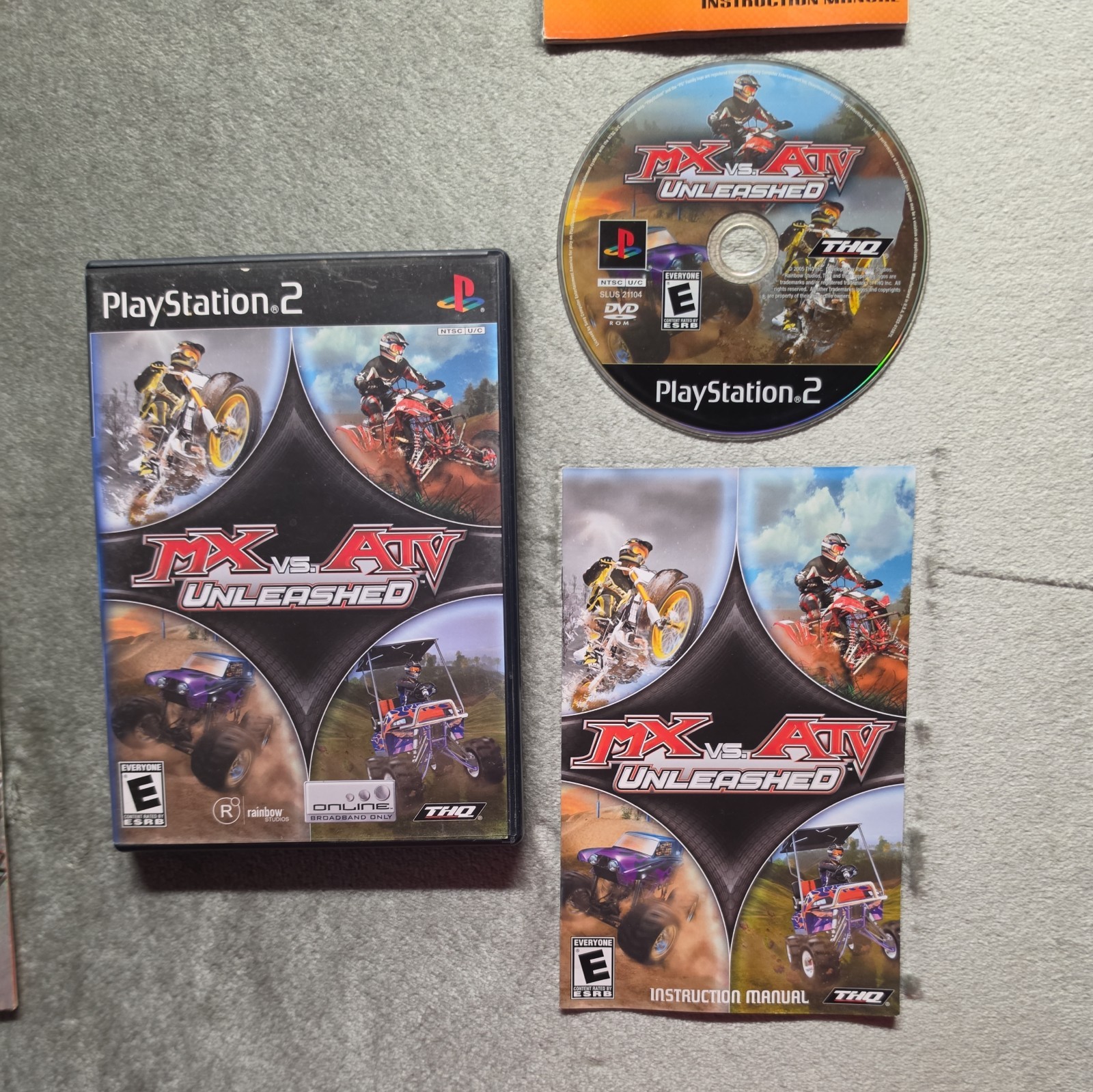 ATV Offroad Fury 1 2 3 & MX vs Lot – PS2 (PlayStation 2) Tested and Complete