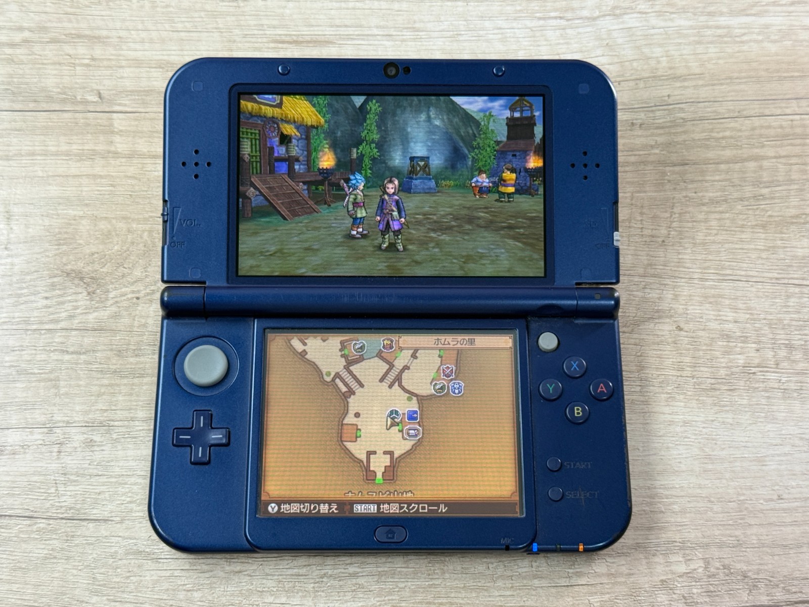 Nintendo New 3DS XL Metallic Blue Console Tested Japan ver R7672