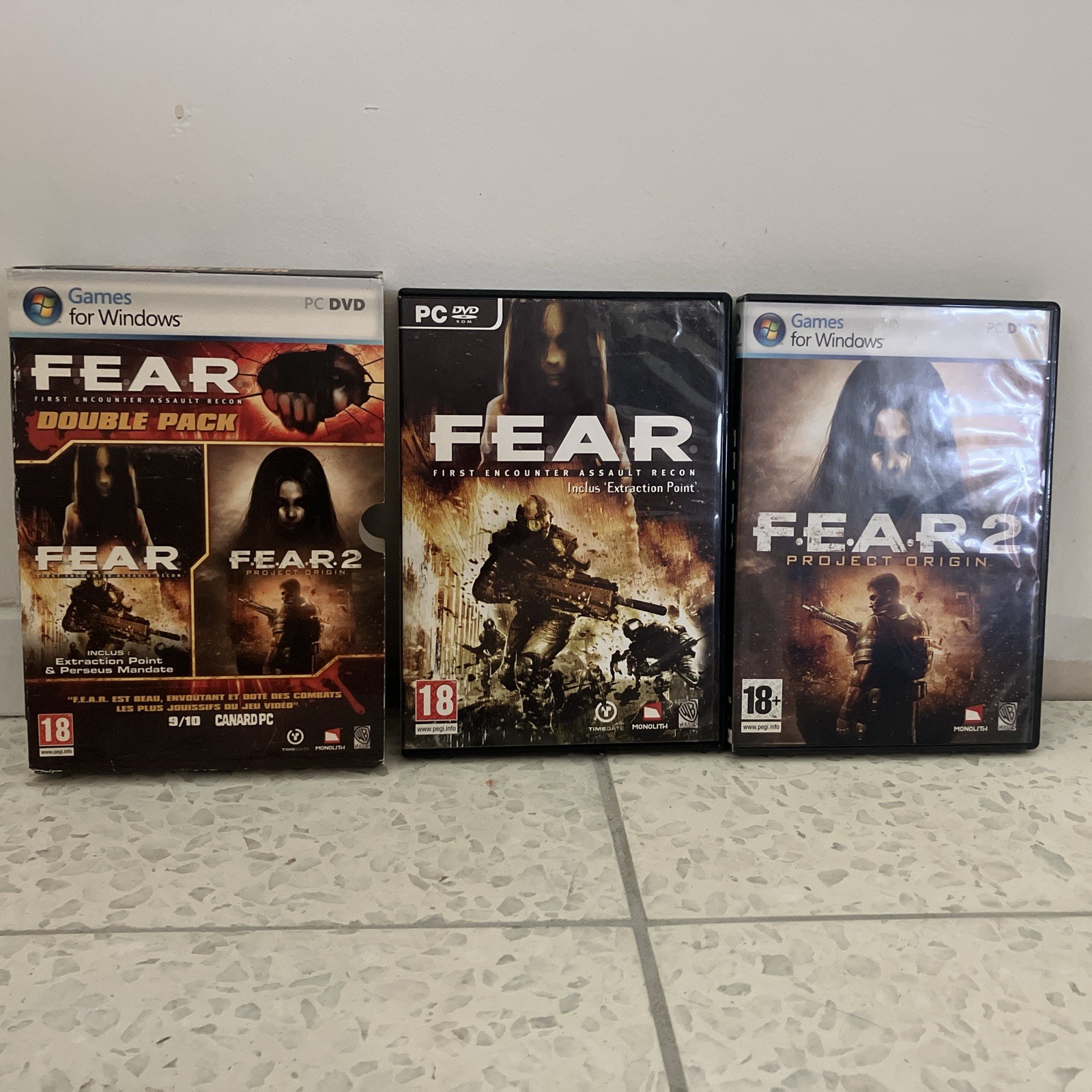 FEAR and FEAR 2 Bundle, Includes Extraction Point and Perseus Mandate, PC