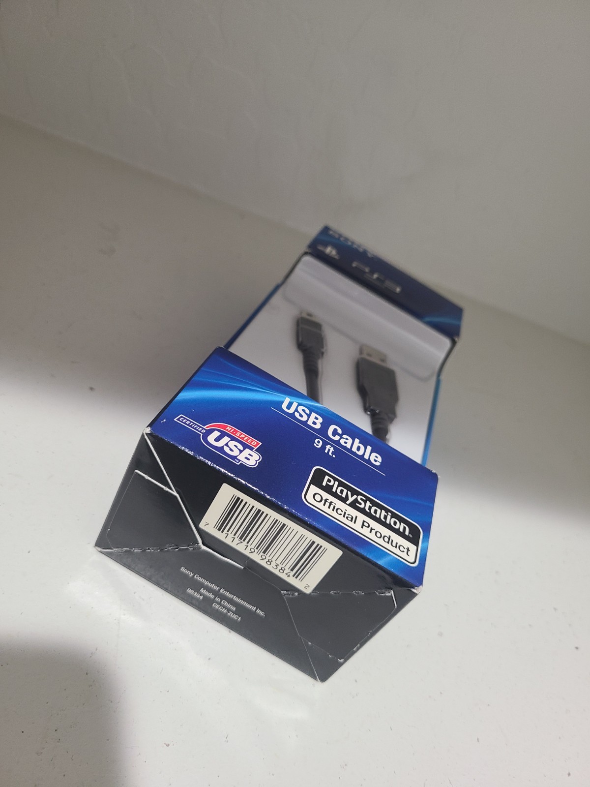 Sony Oem PS3 Usb Cable 9ft. New Sealed