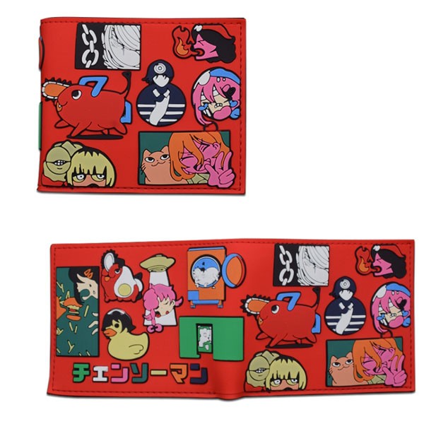 Chainsaw Man Bi-Fold Flat Wallet – POCHITA & CHIBI FRIENDS New (Chainsaw Devil)