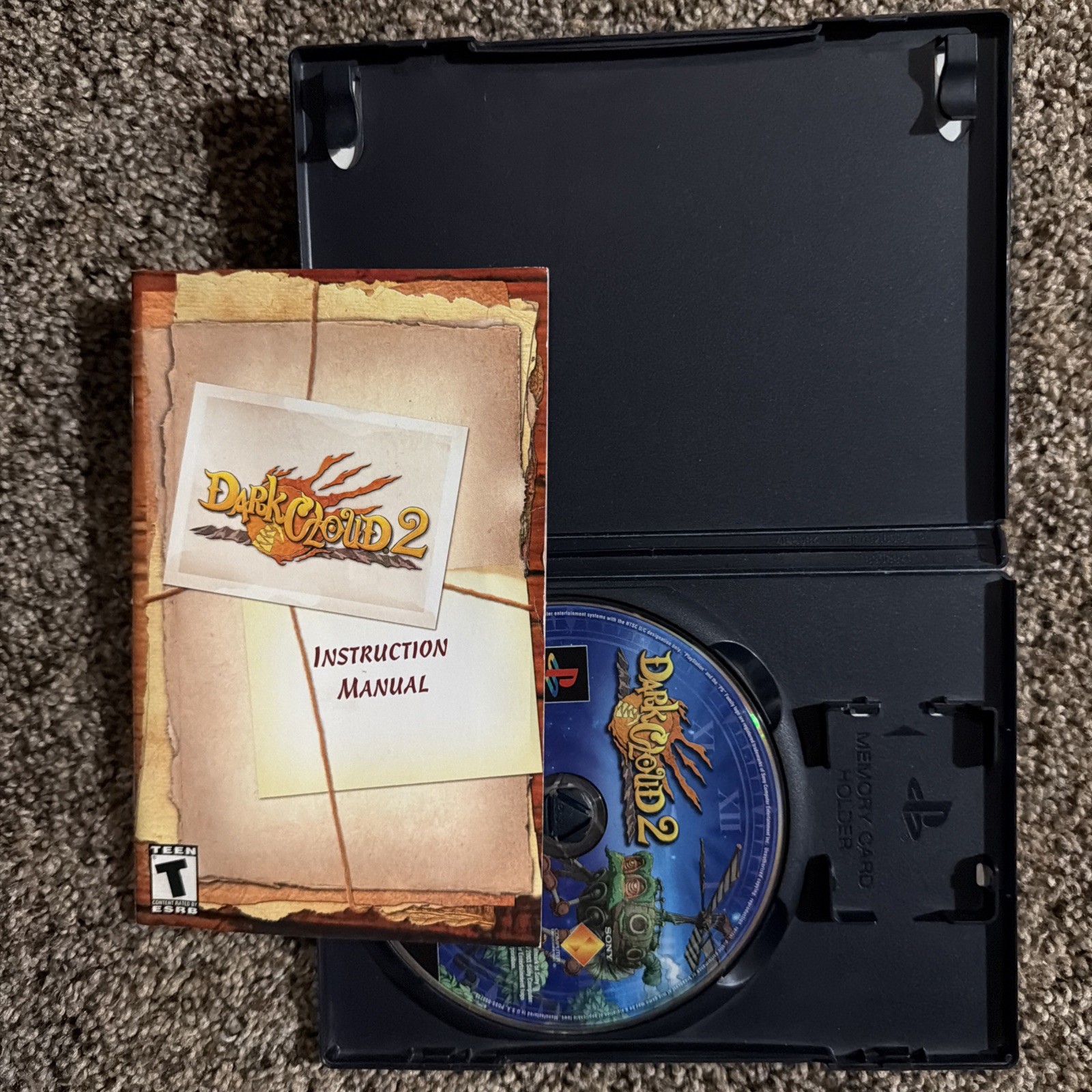 Sony Dark Cloud 2 PlayStation 2 RPG NTSC-U/C T-Teen Manual Included