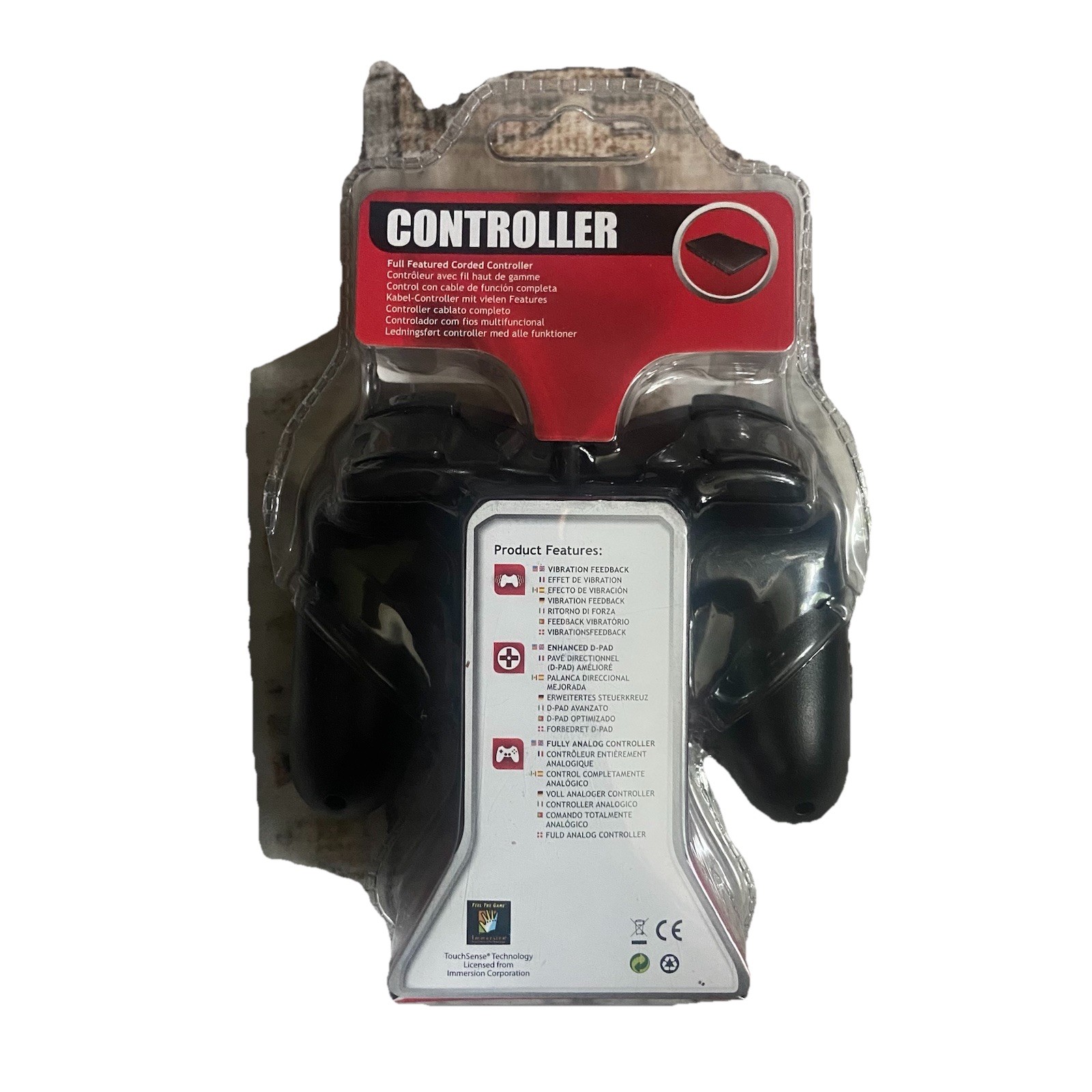 GameStop PlayStation 2 PS2 Wired Controller Analog Vibration New In Package