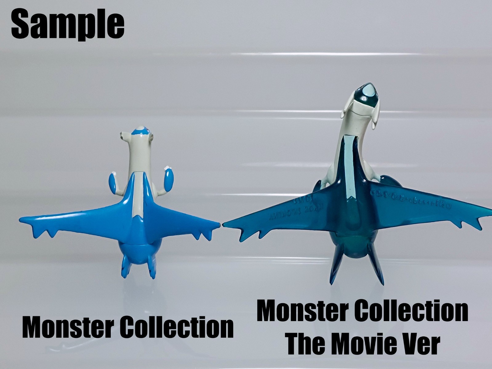 Latios Latias (Clear ver) Pokemon Movie Monster Collection Figure Tomy 2.4-2.9in