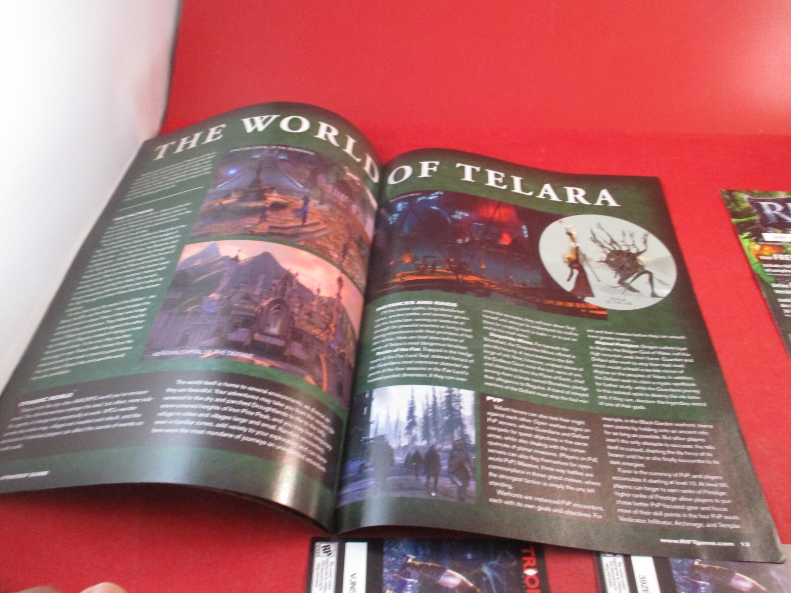 Rift MMORPG Computer Online Game PAX Promo Handout Flyer Ad & Strategy Guide
