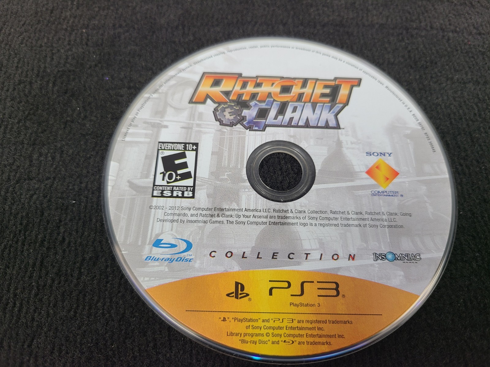 Ratchet & Clank Collection Sony PlayStation 3/PS3, 2012 Disc Only (TESTED)