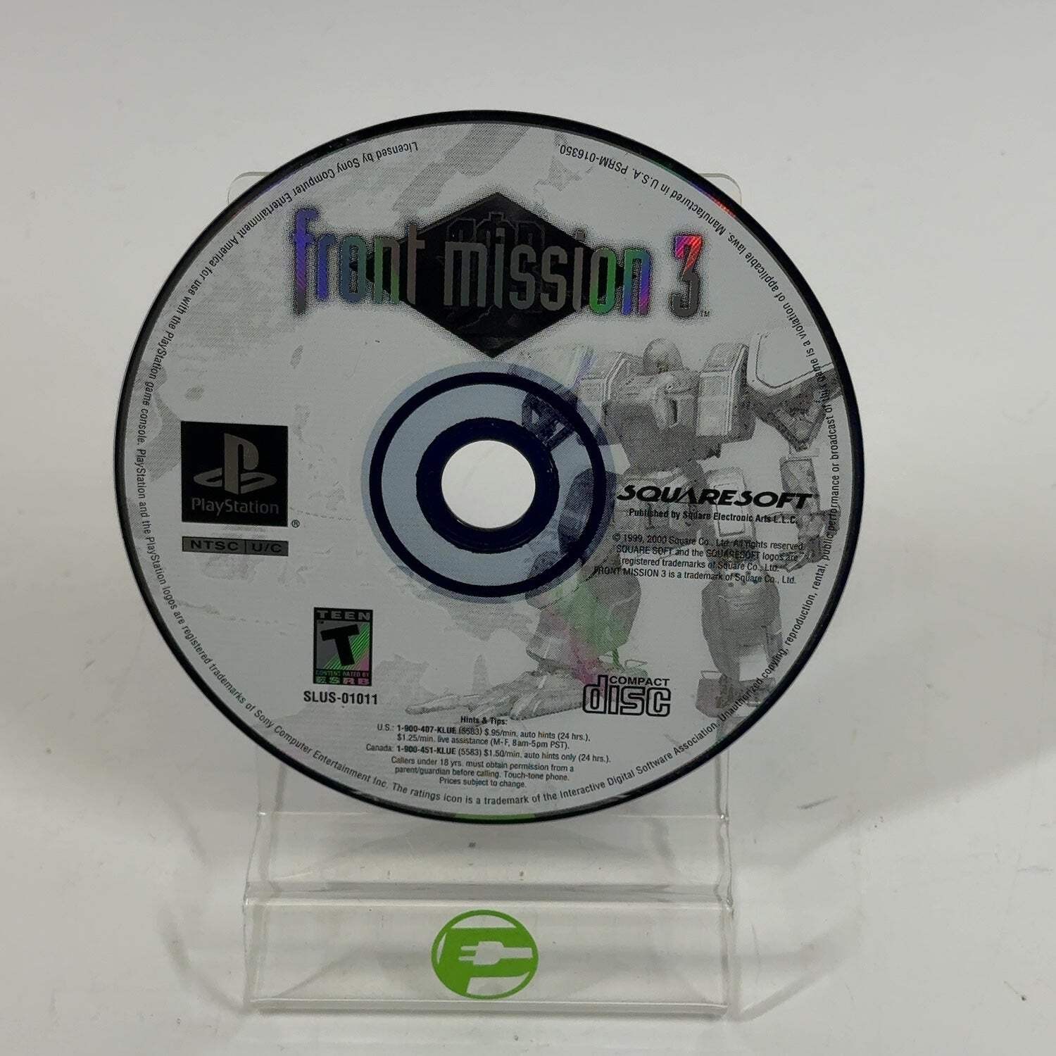Front Mission 3 (Sony PlayStation 1 PS1, 2000)