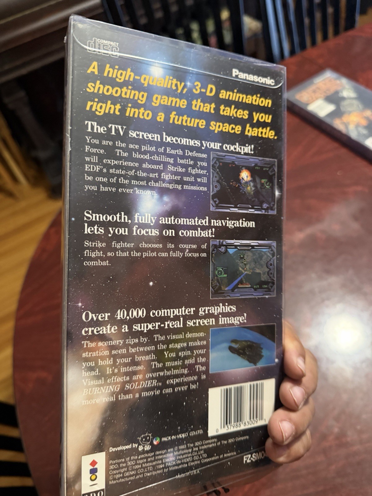 Burning Soldier (3DO, 1994) for the 3D0 System – Brand New, Sealed in Long Box