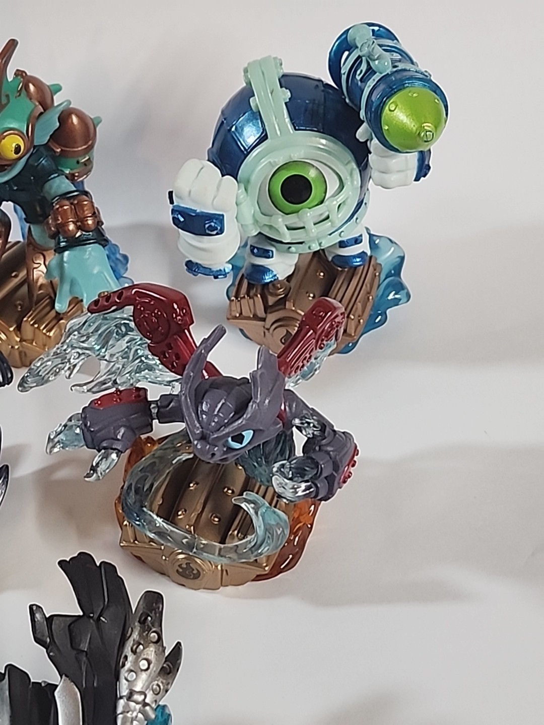 Skylanders Superchargers Lot of 18 Figures & Vehicles Splat Spitfire Astroblast