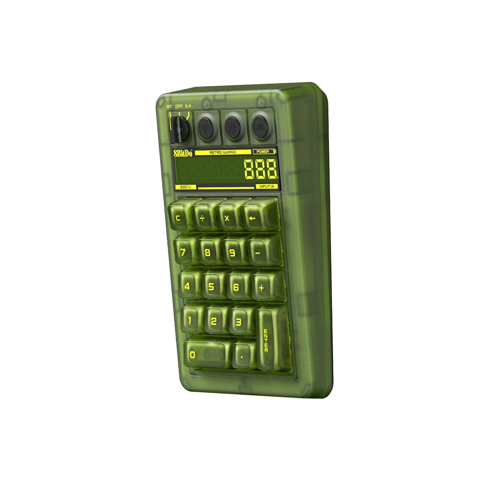 8BitDo Retro 18 Green Mouse & Mechanical Numpad 2.4G Type-C Wired -Xbox Edition
