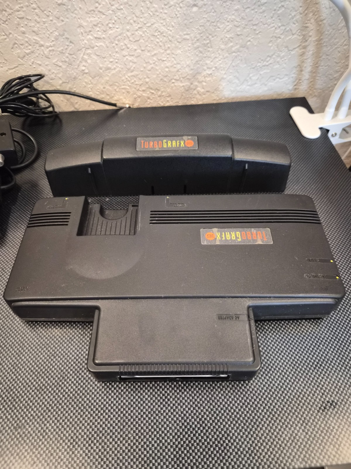 NEC TurboGrafx-16 Console w/Power Adapter RF Switch Controller Bonk’s Revenge