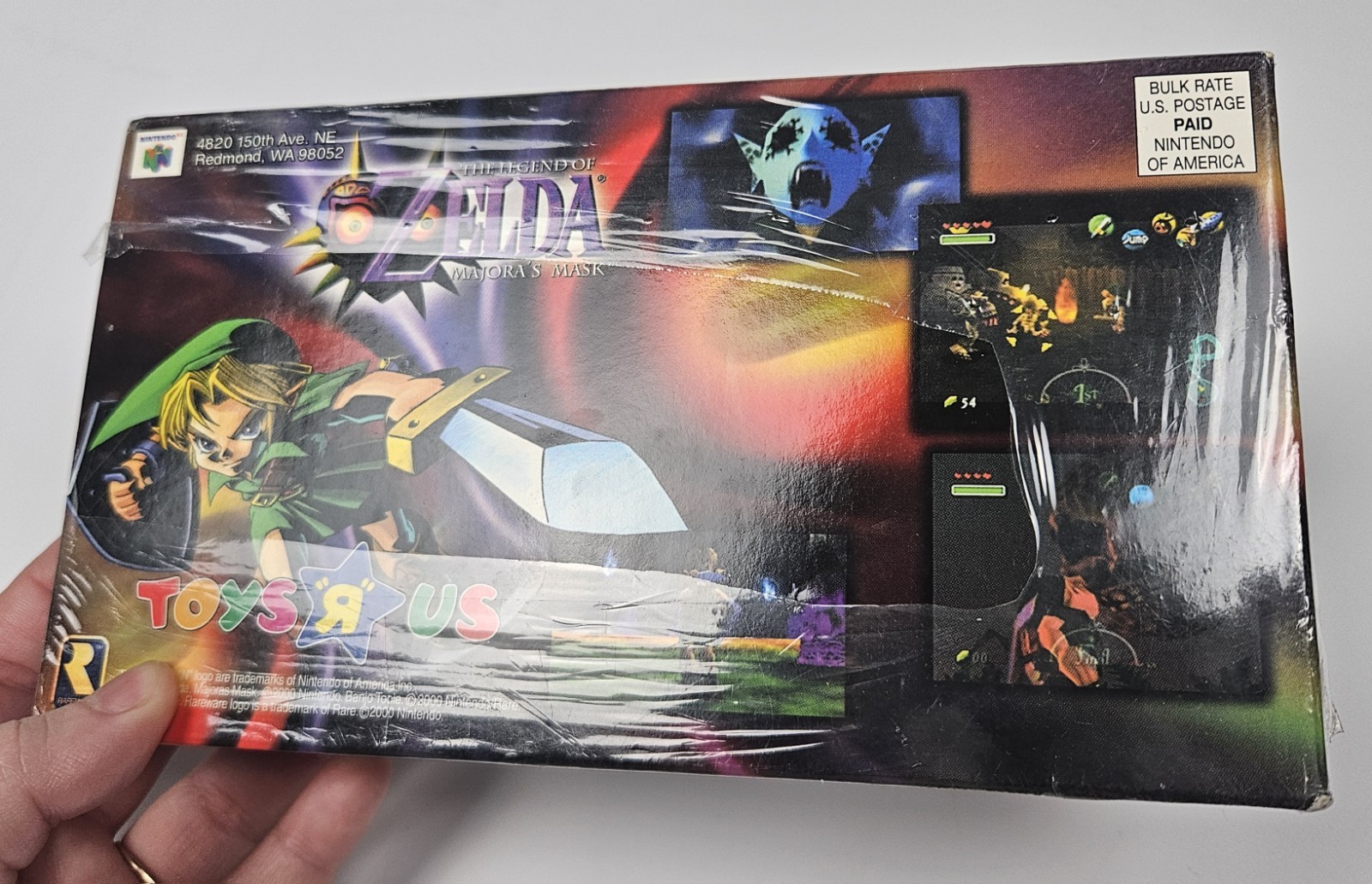 Legend Of Zelda Majoras Mask Banjo-Tooie N64 Toys R Us Promo VHS New Sealed READ