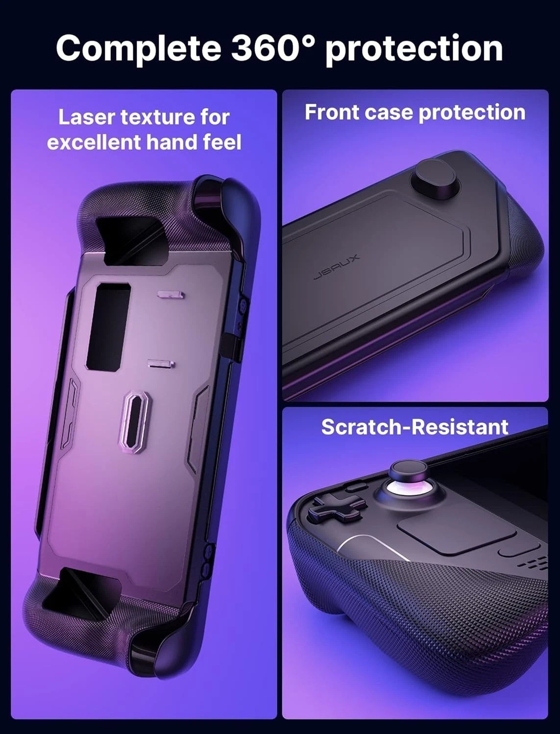 Complete Modular Protection for Steam Deck, Includes Cooling Fan & Accessories