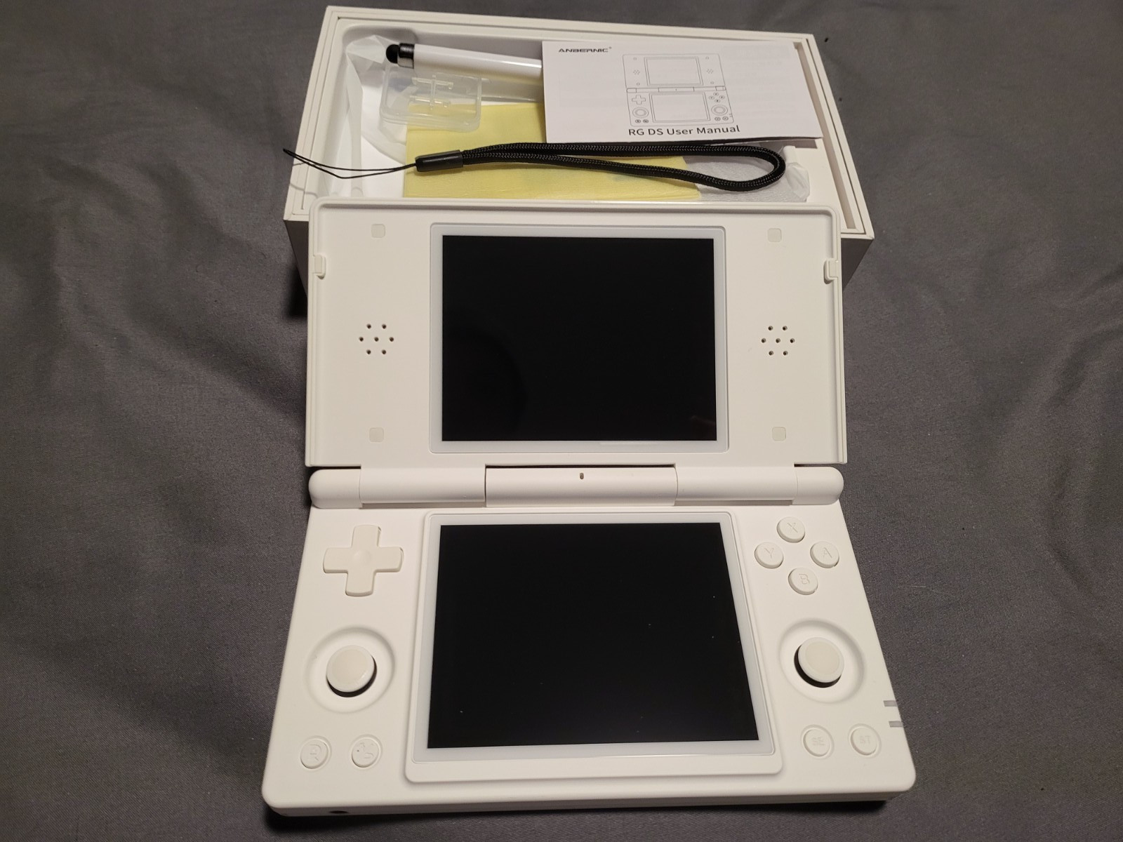 Anbernic RG DS 64GB+128GB Handheld Console – White T