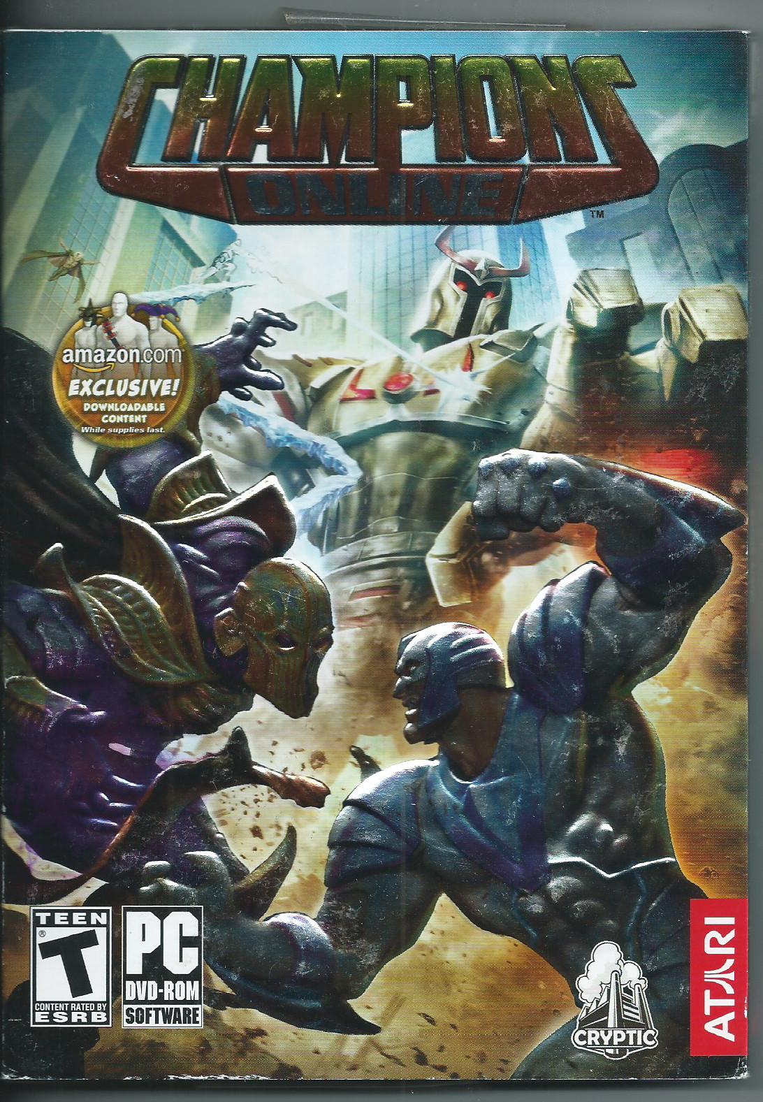📦 Atari- Champions Online (PC DVD-ROM, 2009 w/ Slipcover) New. 🖥