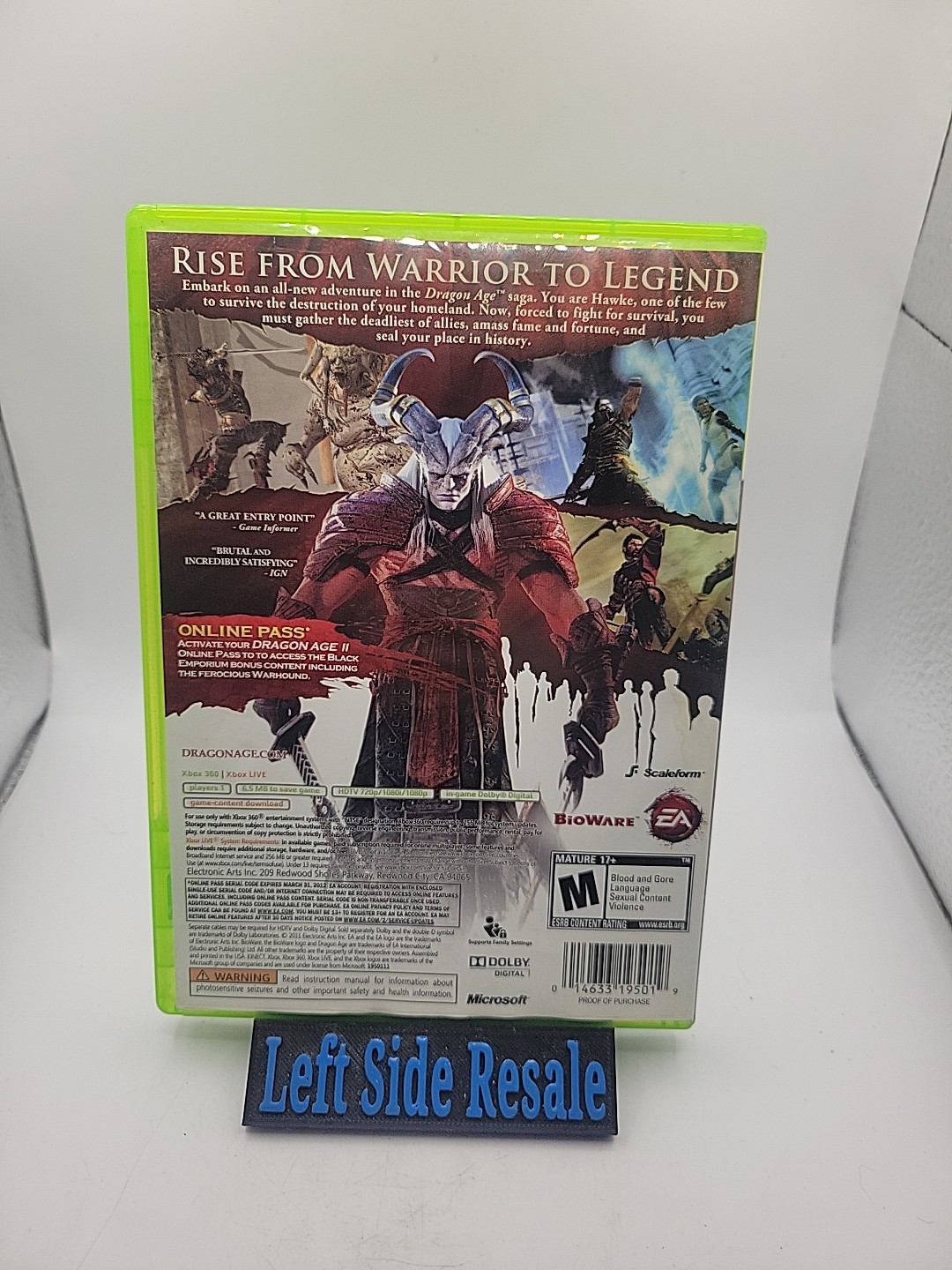 Dragon Age 2 ( Microsoft Xbox 360 2011 ) – CIB –