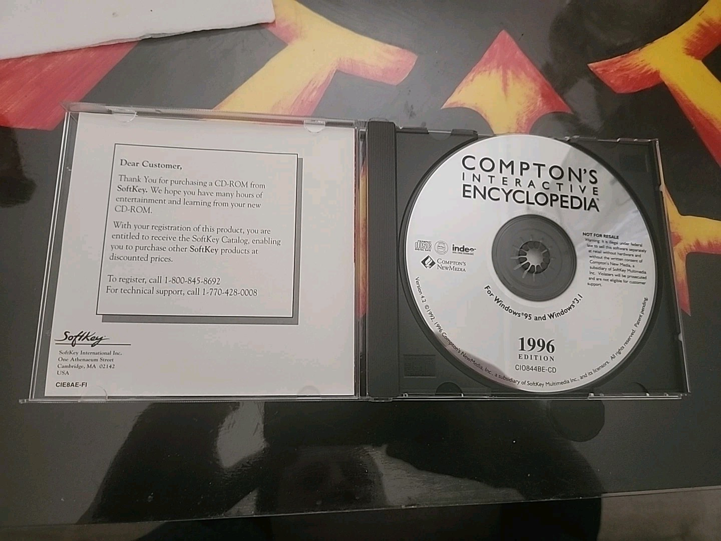 Compton’s Interactive Encyclopedia 1996 Win 3.1/95 PC CDROM Software US Version