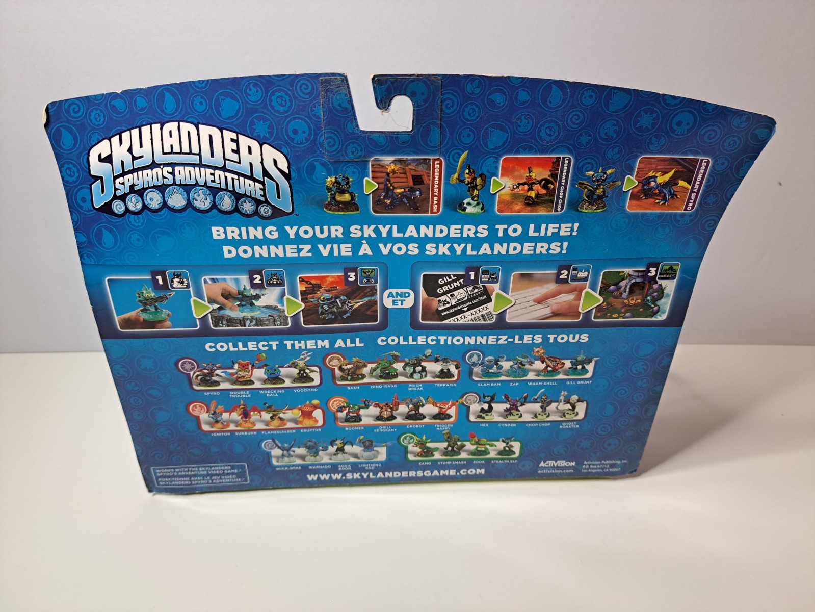 Skylanders Spyro’s Adventure Legendary Bash/Chop Chop/Spyro
