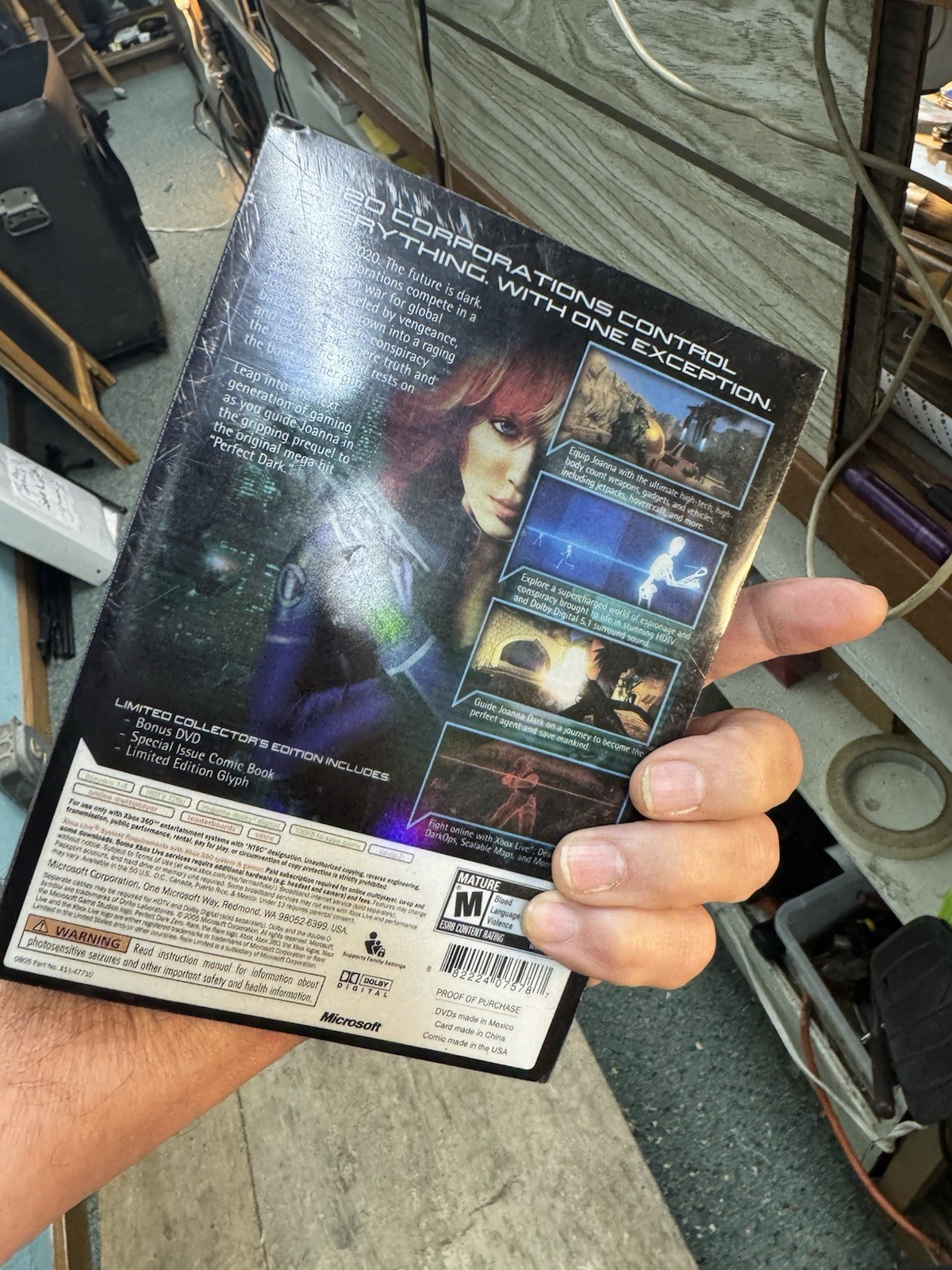 Perfect Dark Zero –Limited Collector’s Edition (Microsoft Xbox 360, 2005)