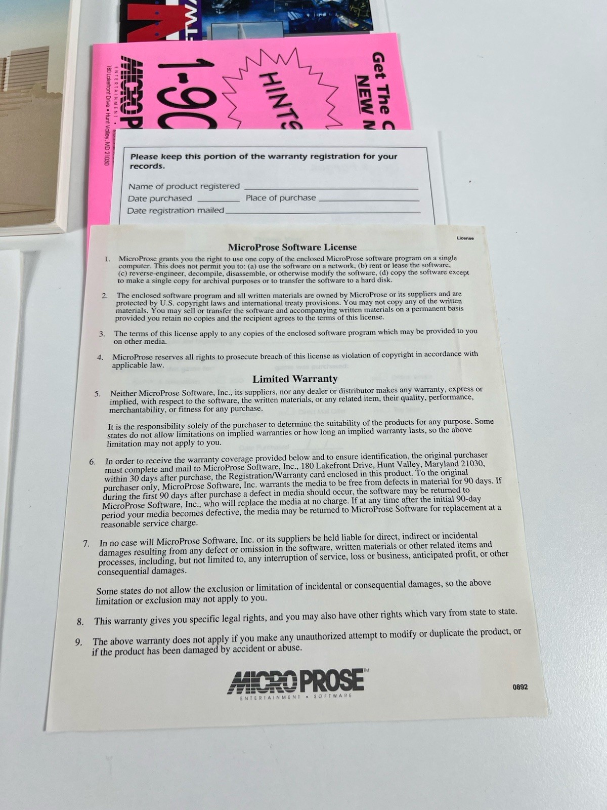 Sid Meier’s Civilization PC Big Box 3.5″ Disks MicroProse 1993