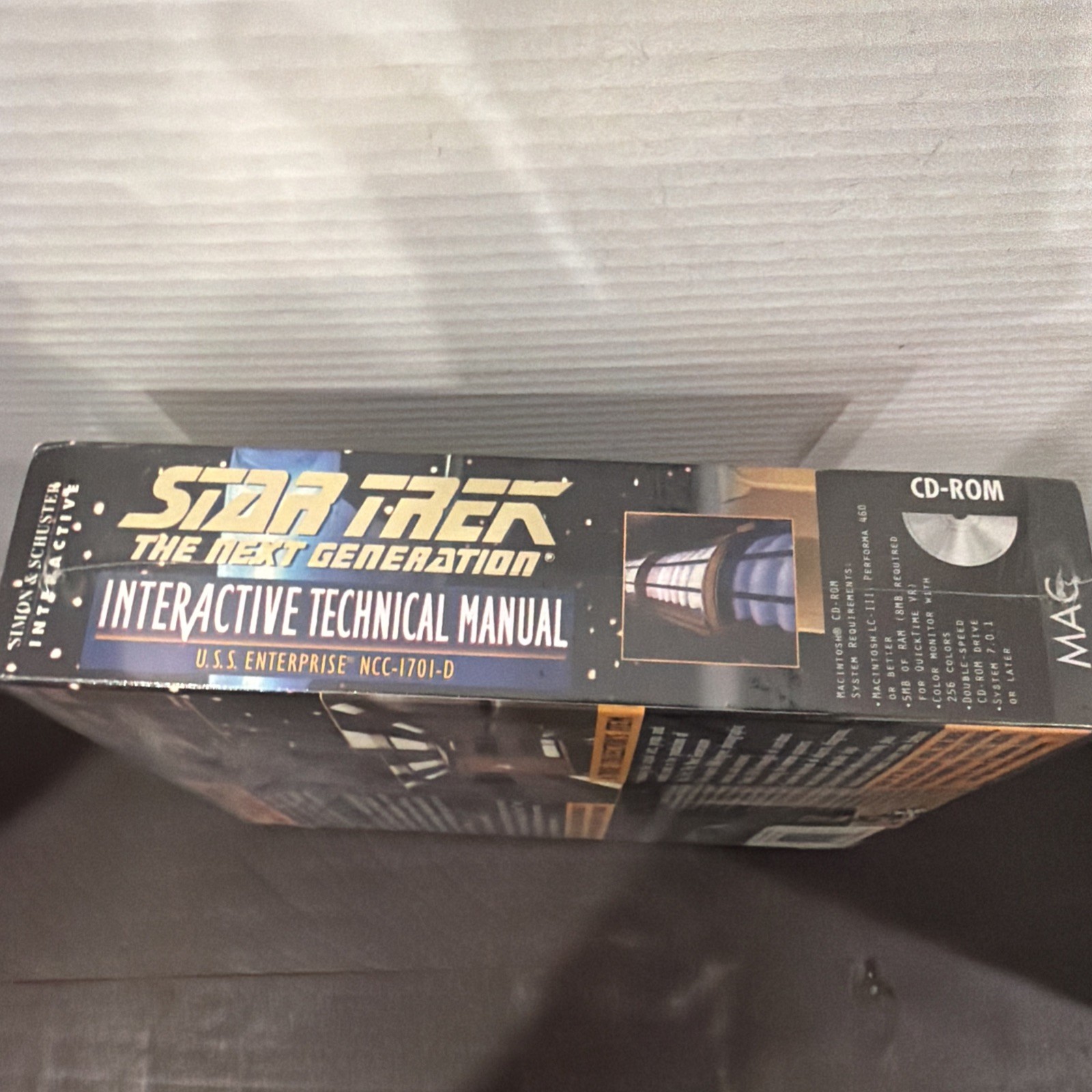 New Sealed Star Trek The Next Generation Interactive Technical Manual CD ROM