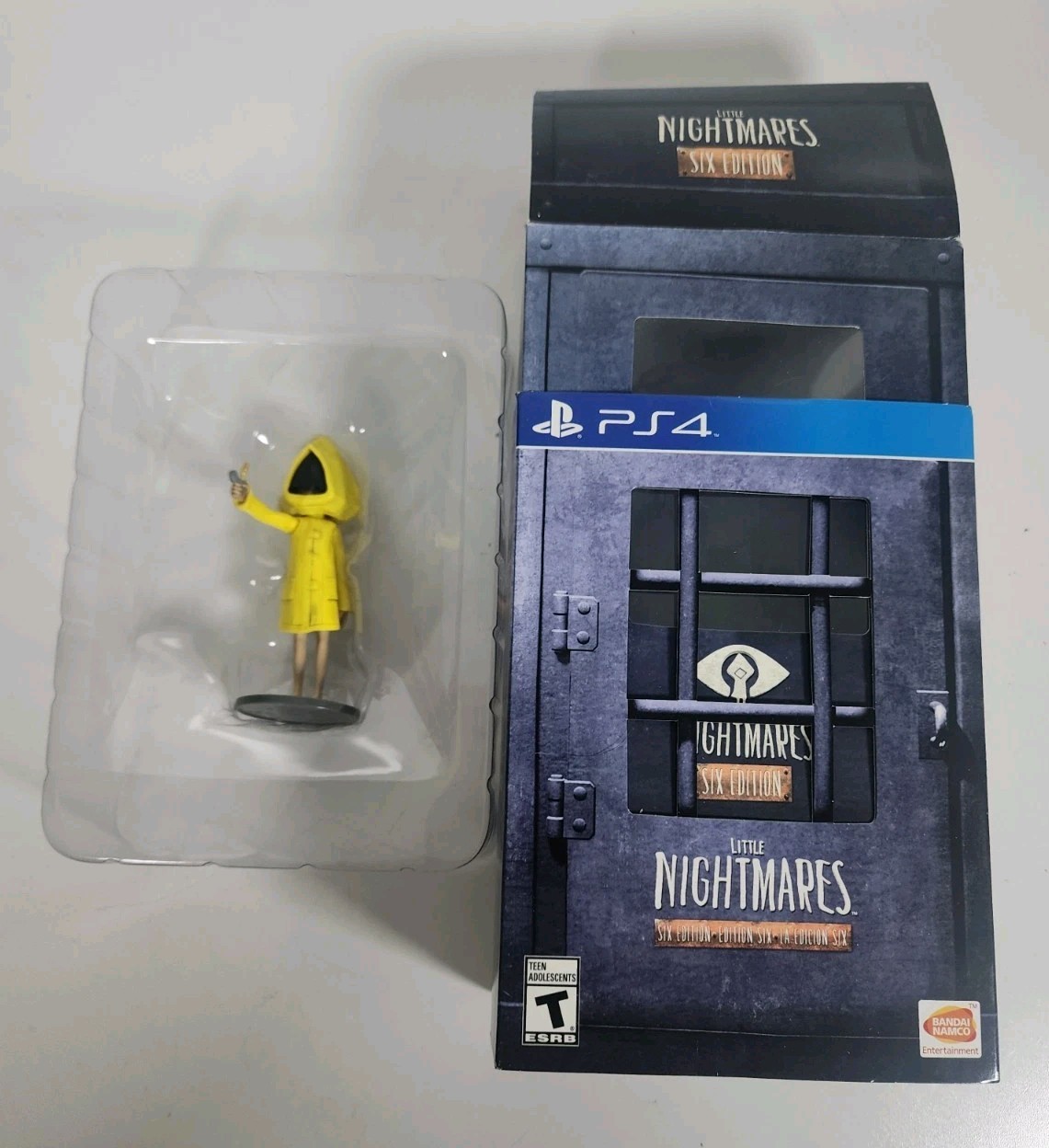Little Nightmares Six Edition Figure Box Only! PS4 Bandai Namco Statue No Game